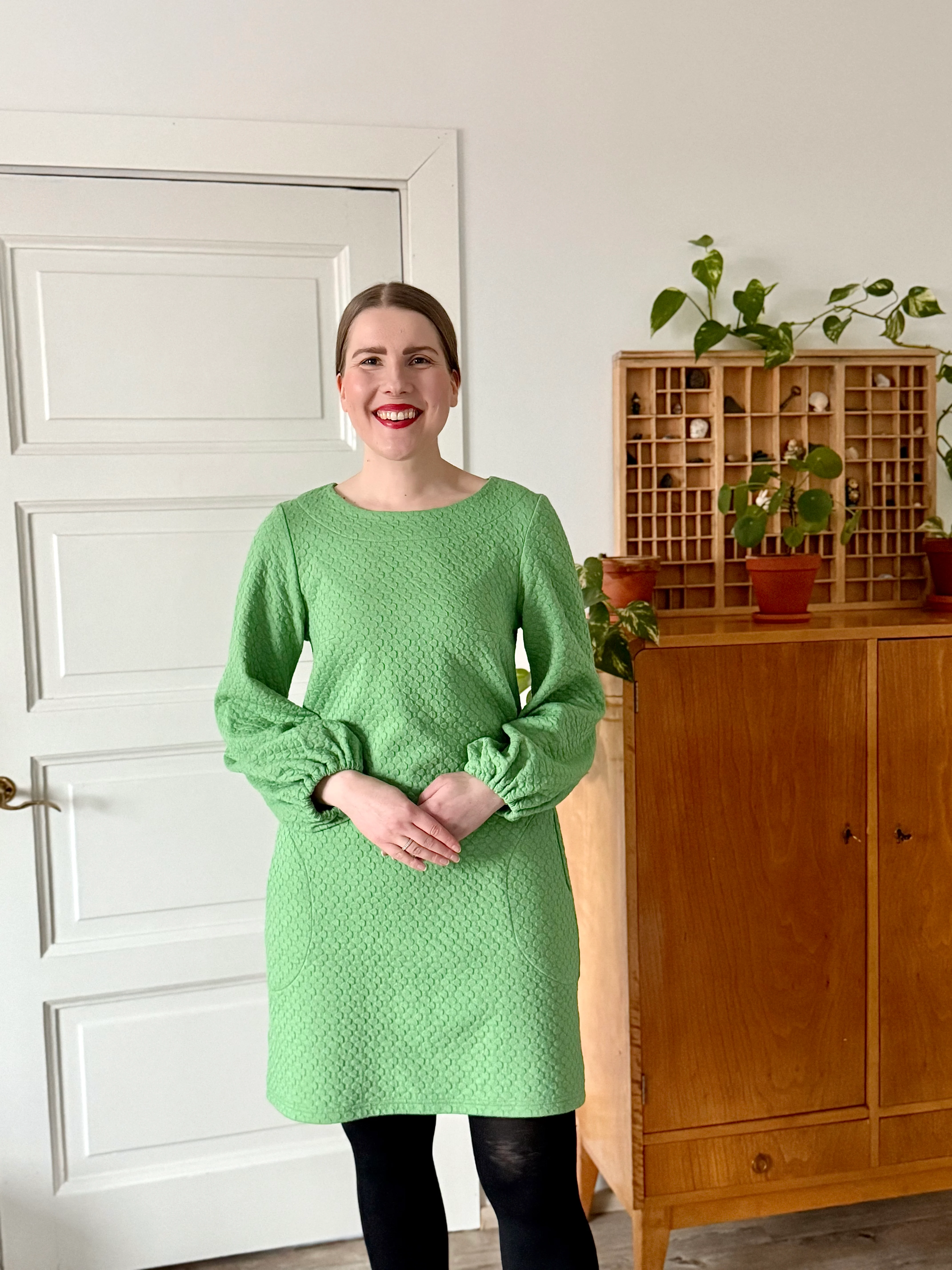 Aava Puuvillamekko, Apila Pistaasi - Image 3
