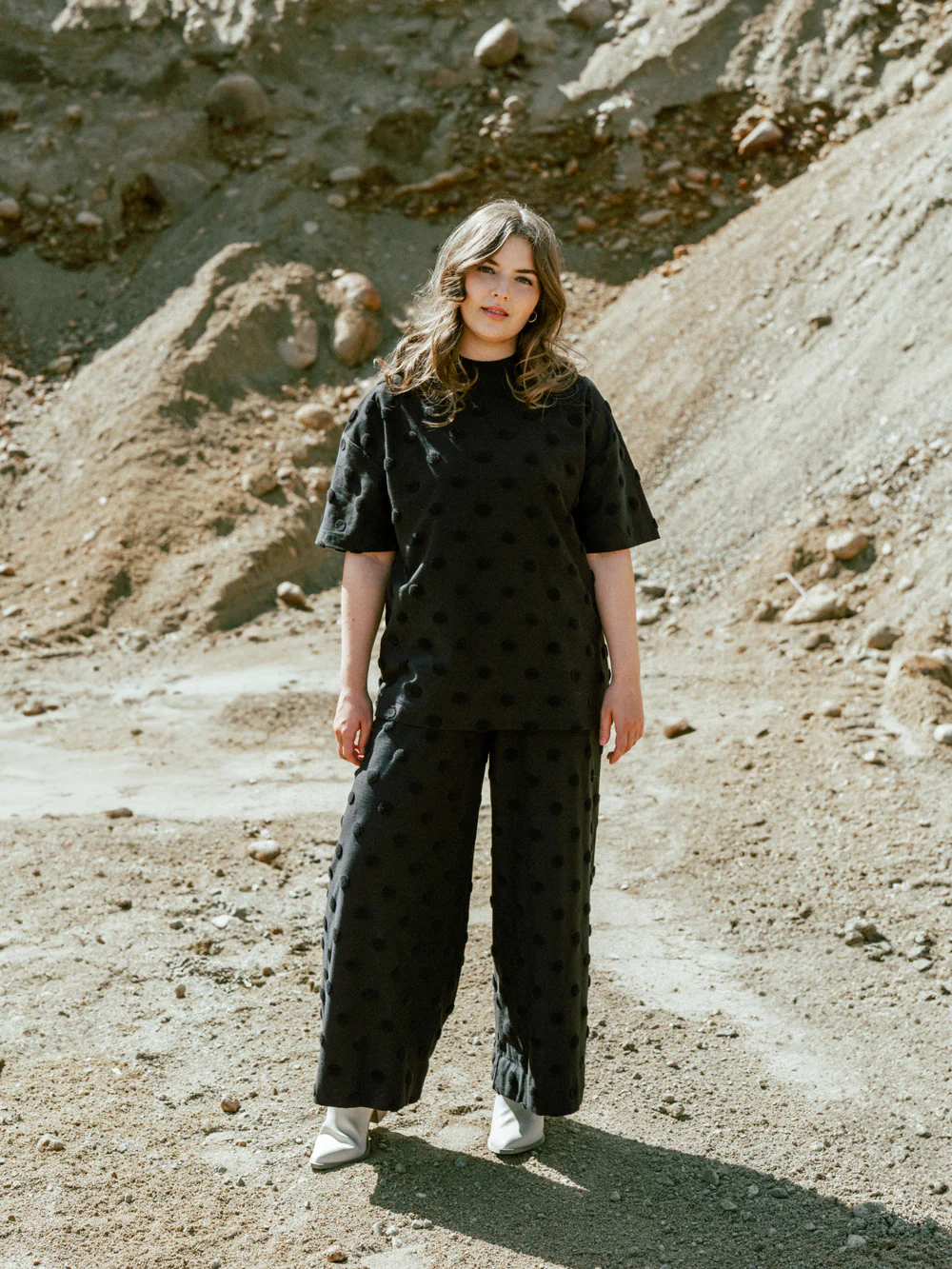 Alex Culottes, Big Dot Black - Image 4