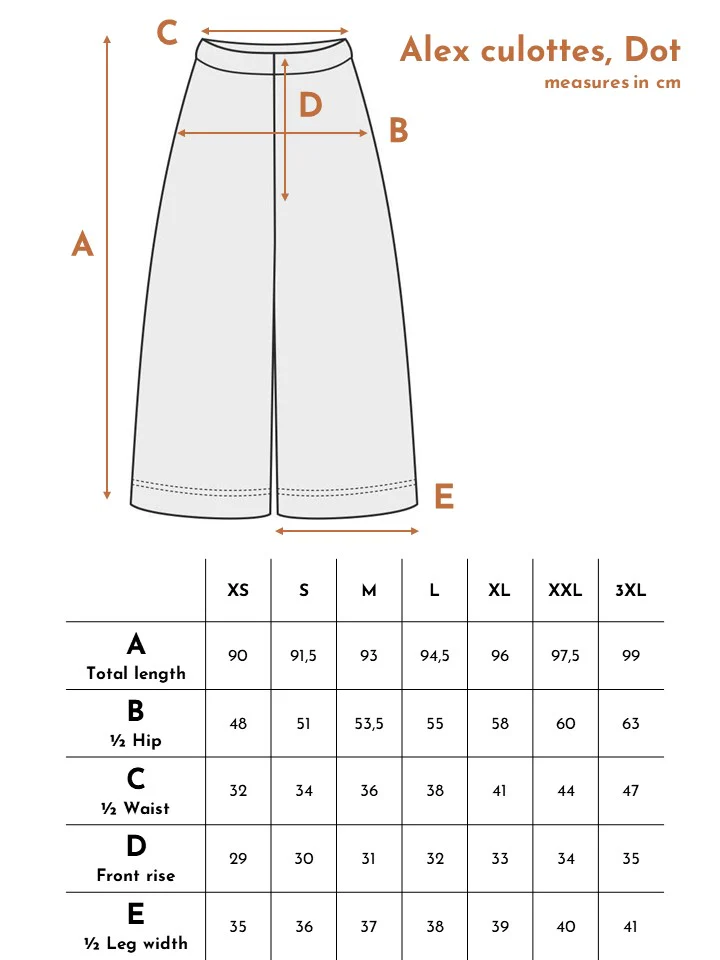 Alex Culottes, Big Dot Black - Image 6