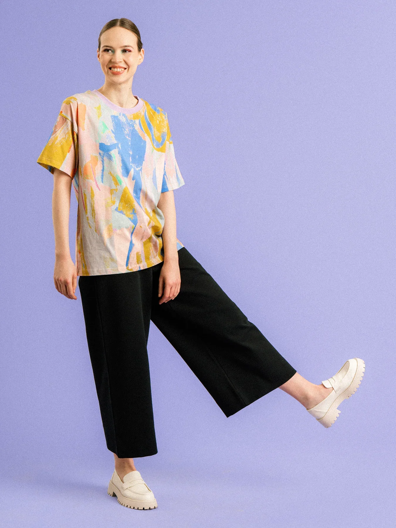 Alex culottes, musta - Image 3