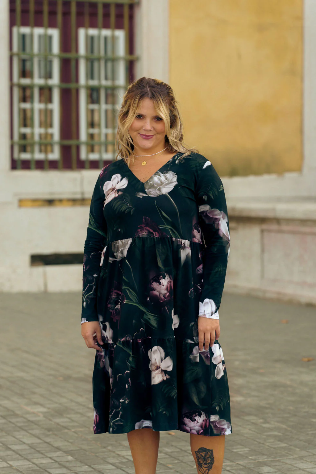 Amelie Dress, Noir - Image 2