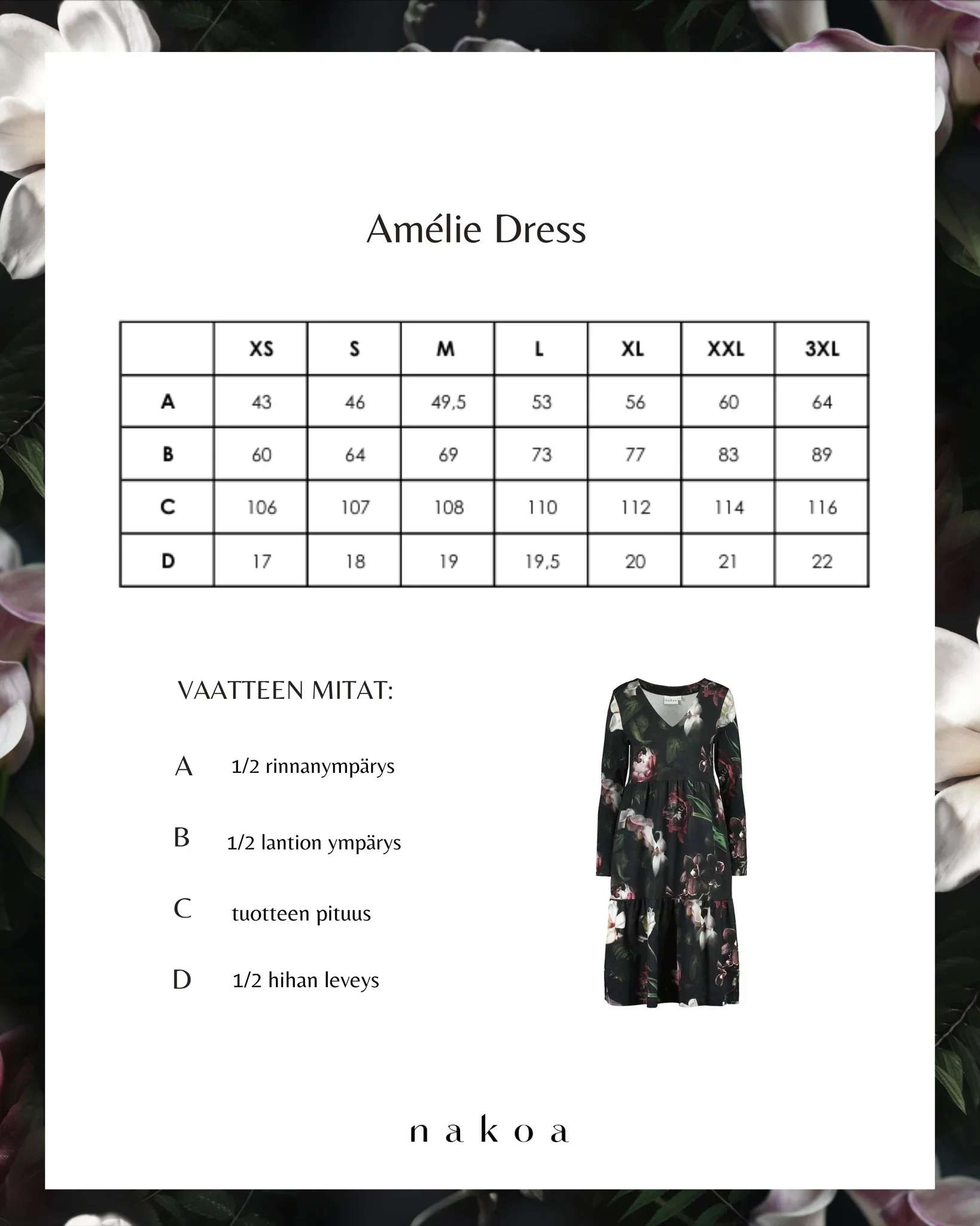 Amelie Dress, Noir - Image 7
