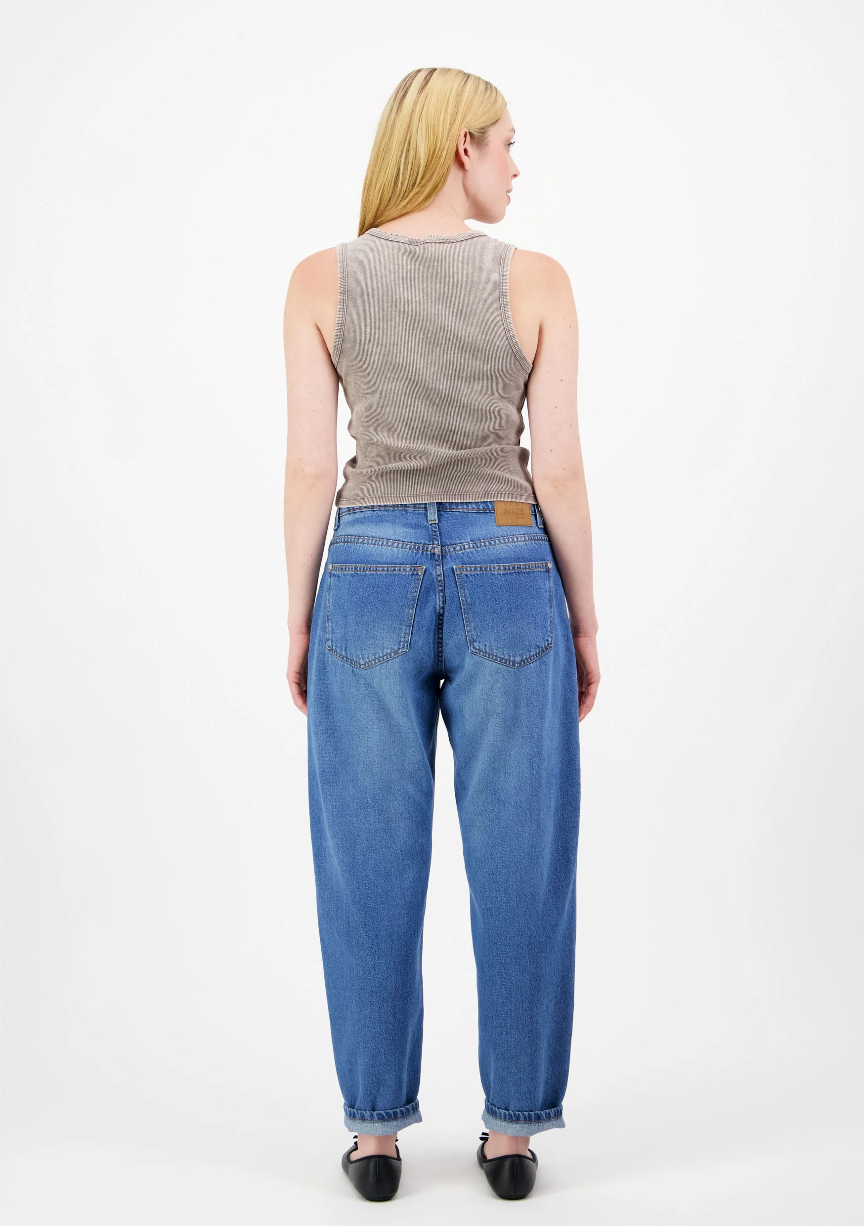 Amy Farkut, Loose Fit Barrel Leg, Vaaleansininen - Image 7