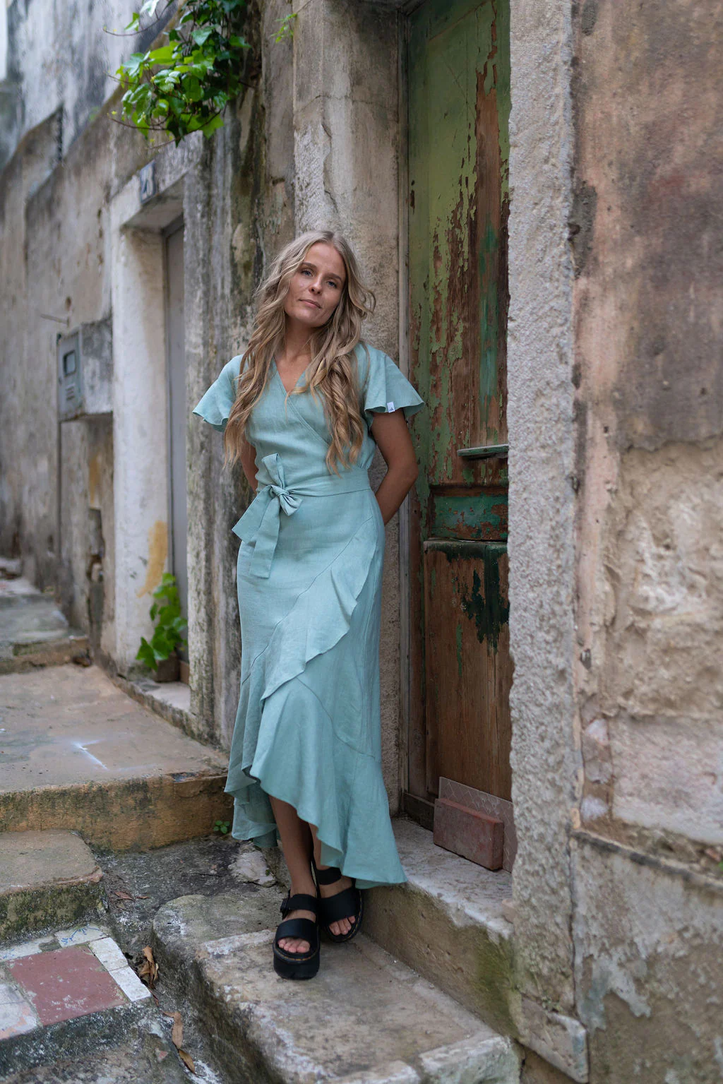 Annika Dress, Desert Sage - Image 8