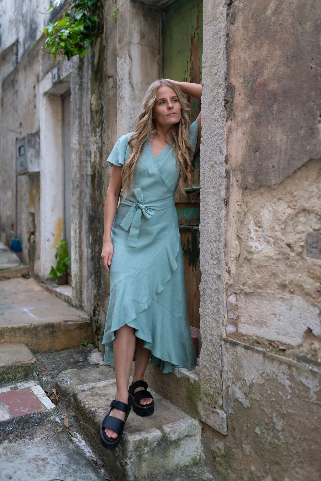 Annika Dress, Desert Sage - Image 9