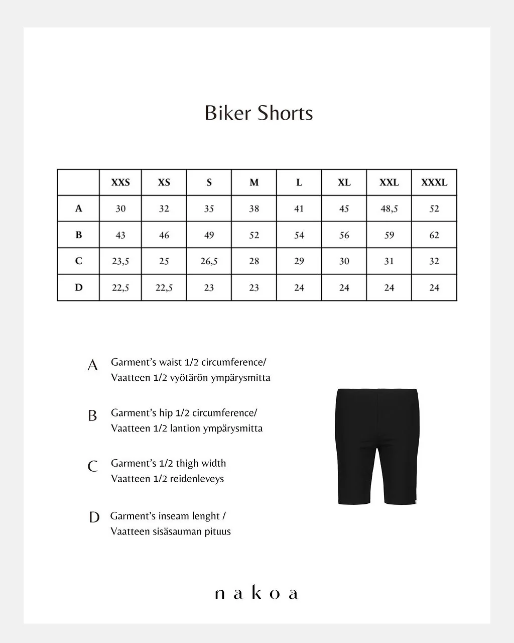 Biker Shorts, Black - Image 5