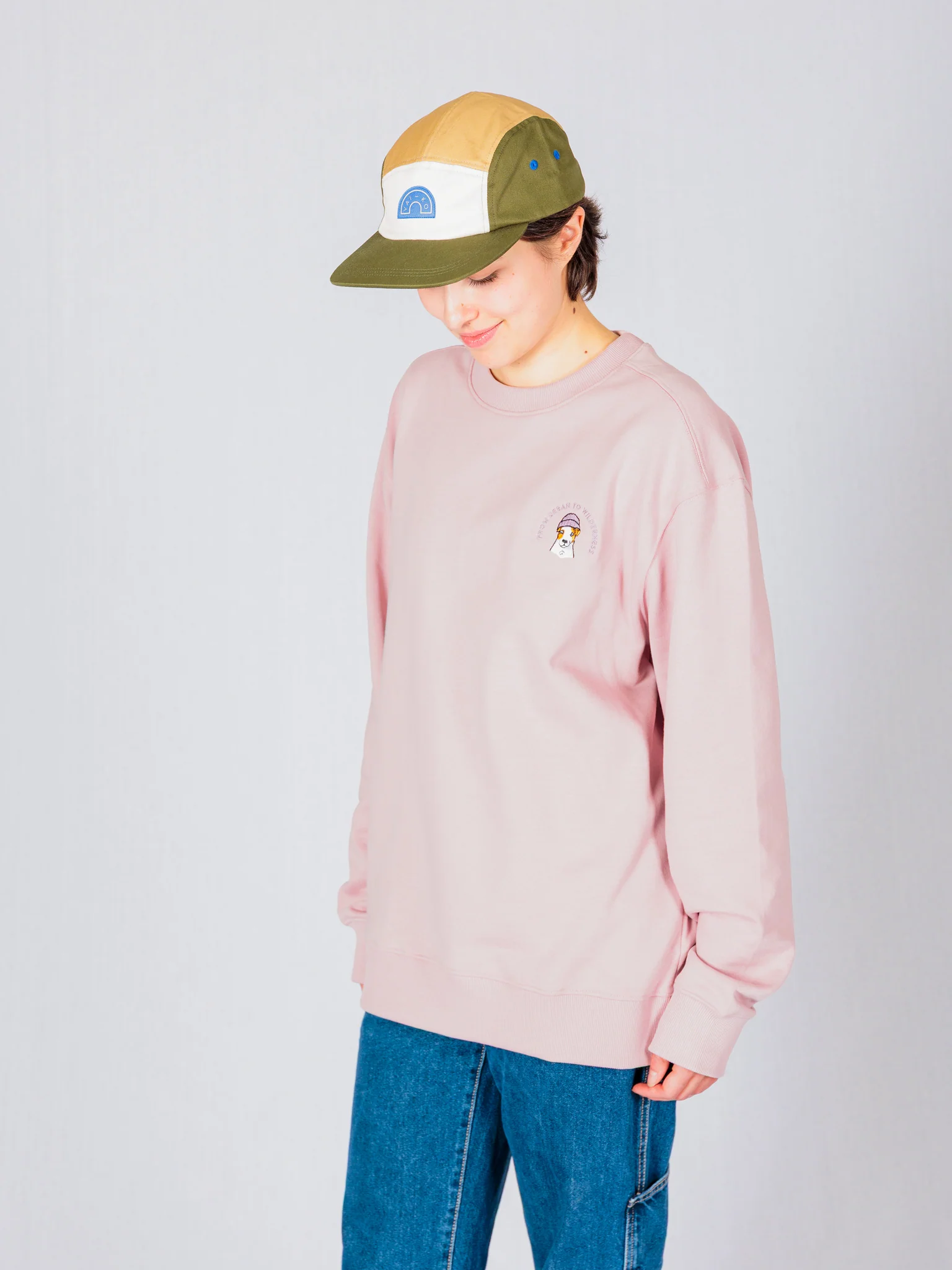 Boss Dog Sweatshirt, Muted Pink - Image 5