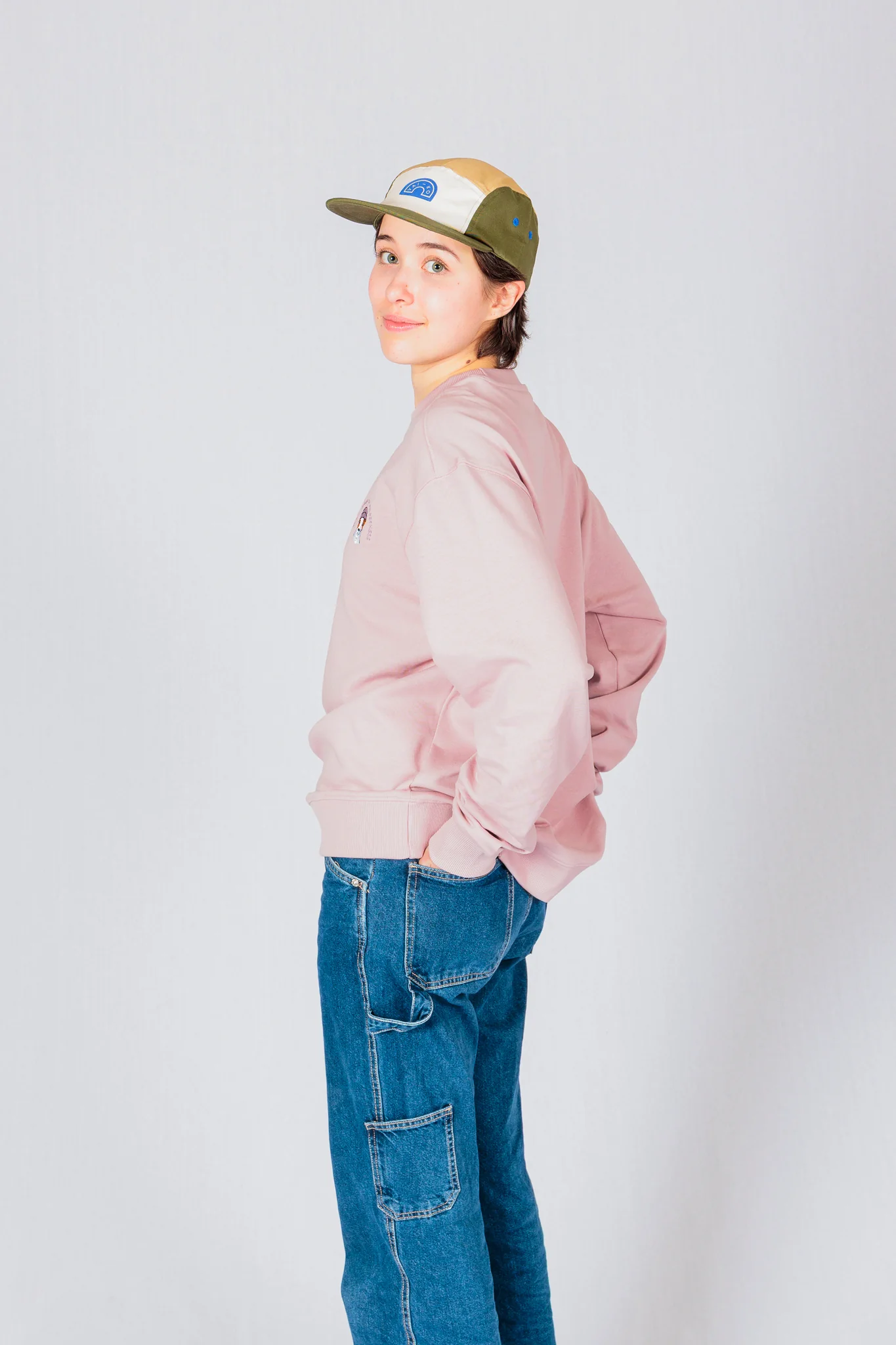 Boss Dog Sweatshirt, Muted Pink - Image 6