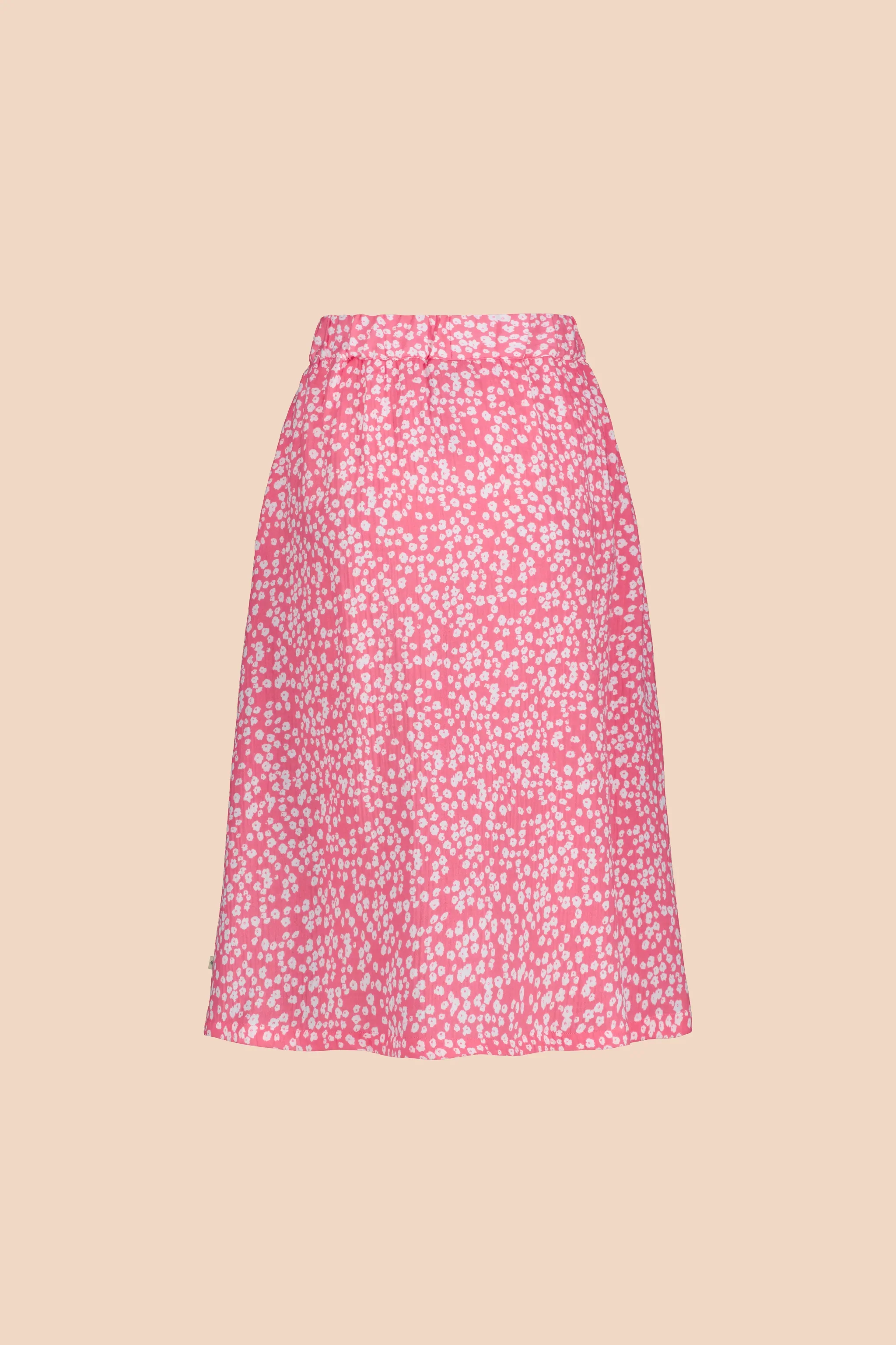 Button Skirt, Flora Pink - Image 8