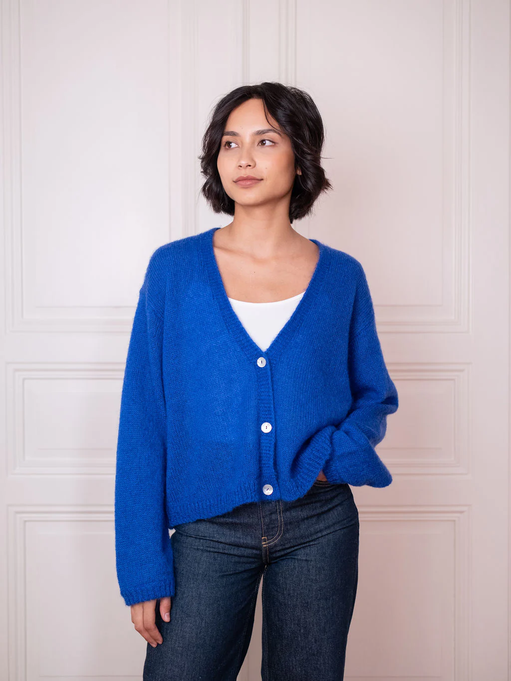 Cardigan V, Blue Boost - Image 2