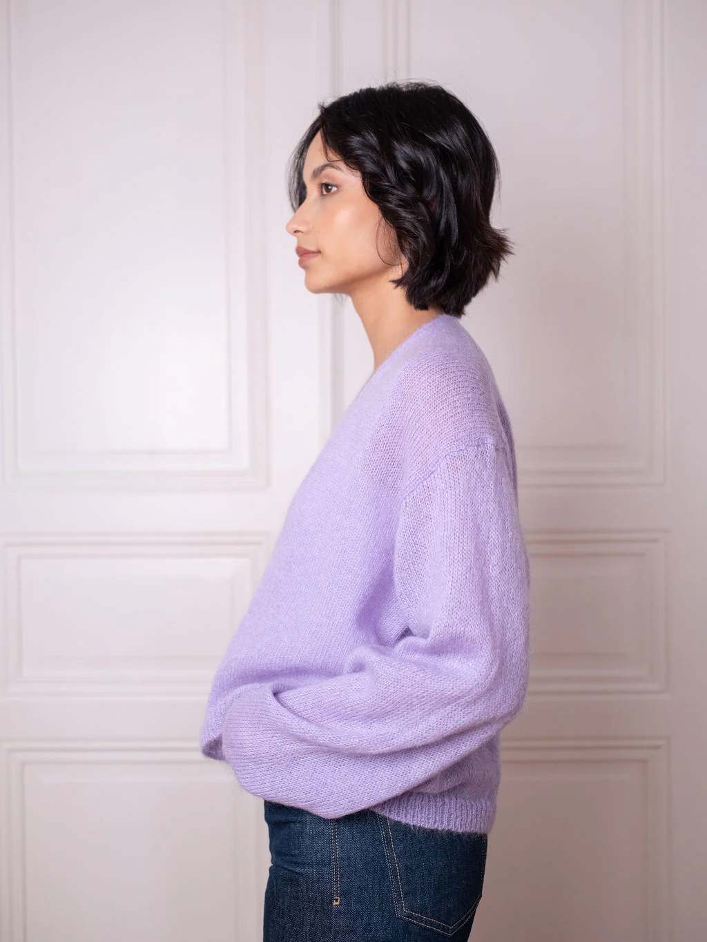 Cardigan V, Lavender Lush - Image 3