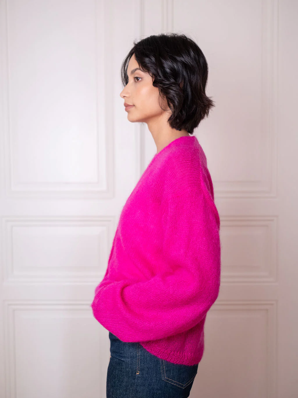 Cardigan V, Think Pink - Image 3