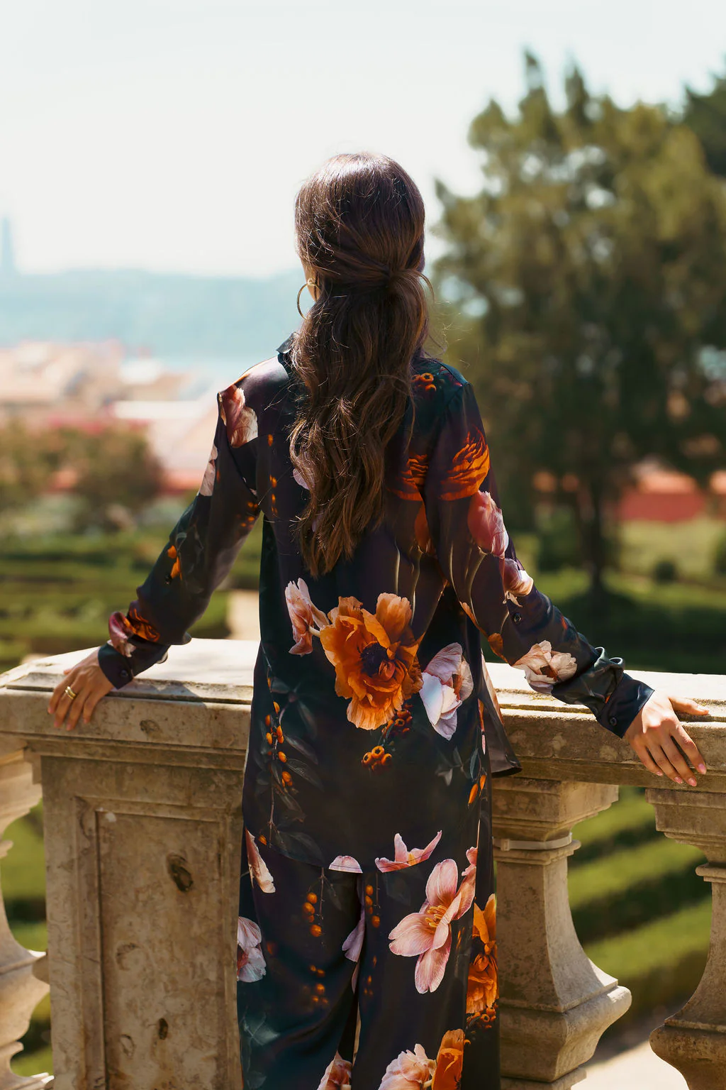 Chloe Shirt, Copper Flower - Image 6