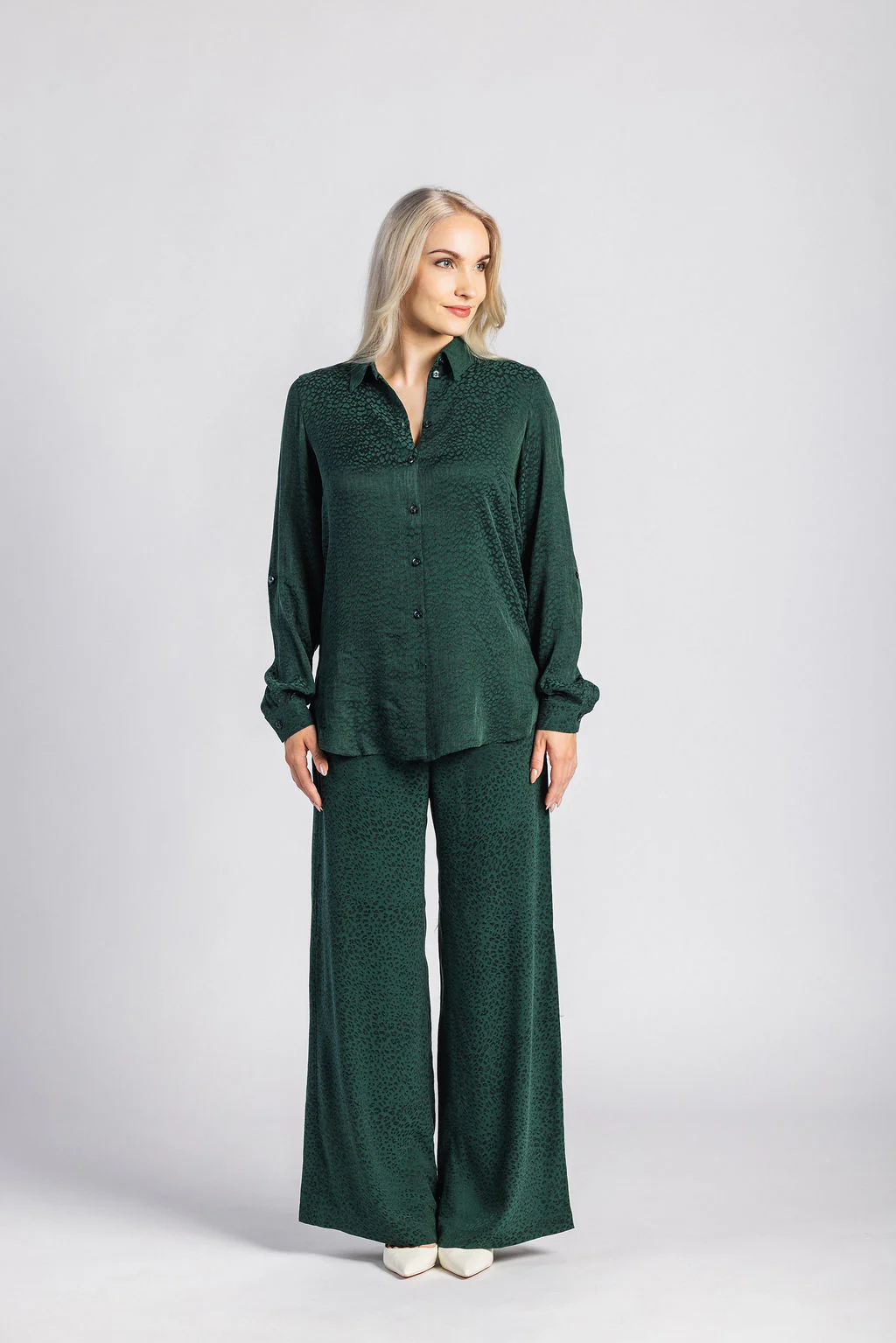 Chloe Shirt, Emerald