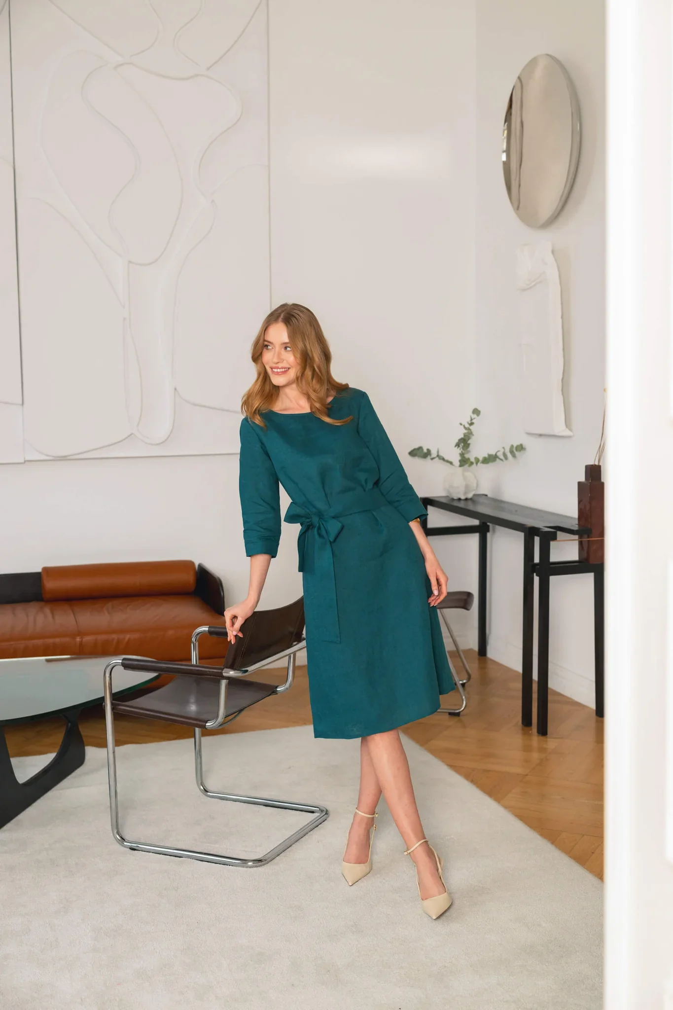 Classic Dress, Crystal Teal - Image 3