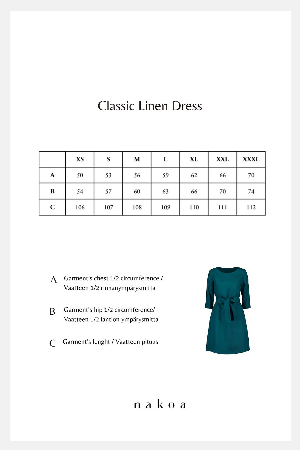 Classic Dress, Crystal Teal - Image 7
