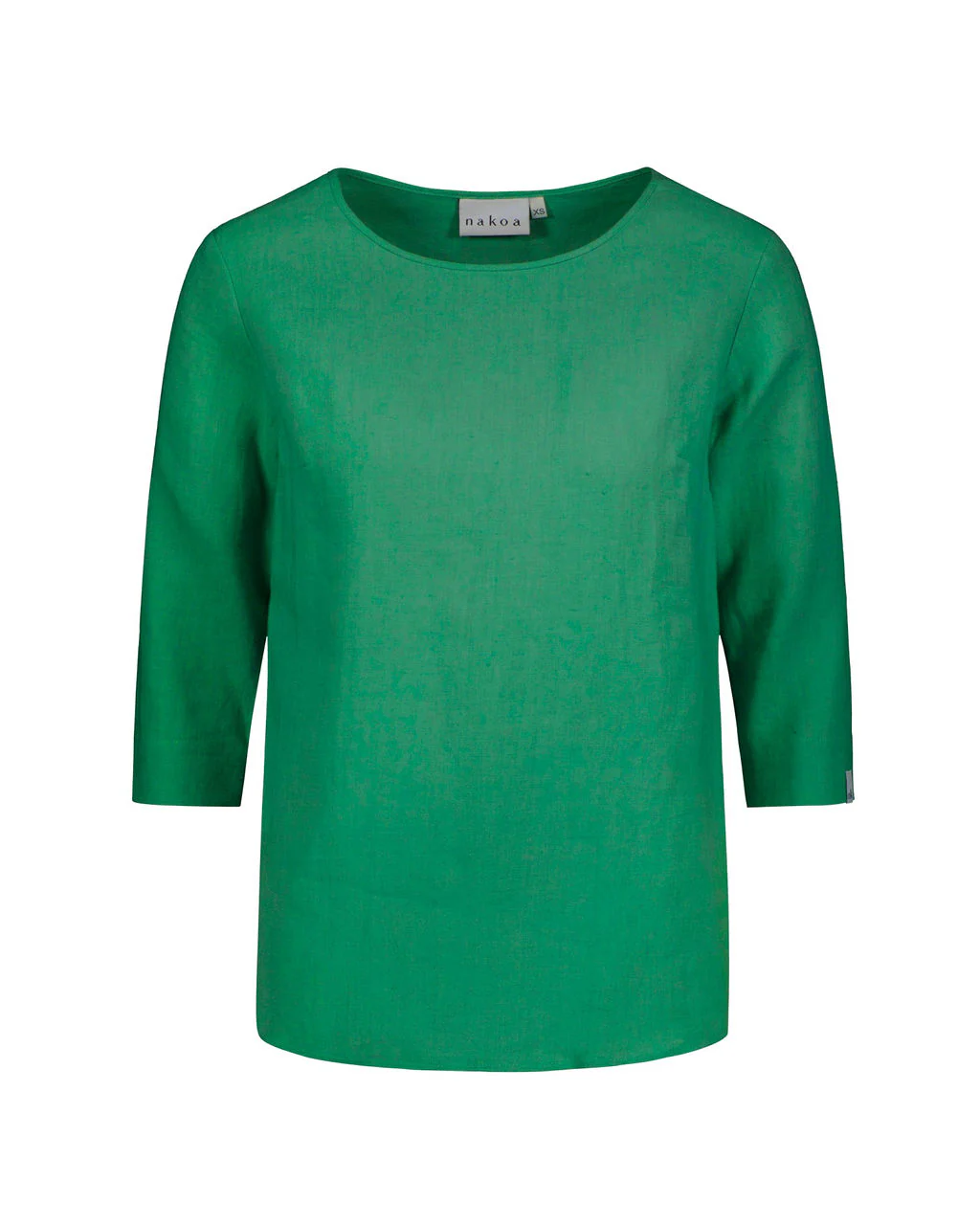 Classic Linen Blouse, Holly Green