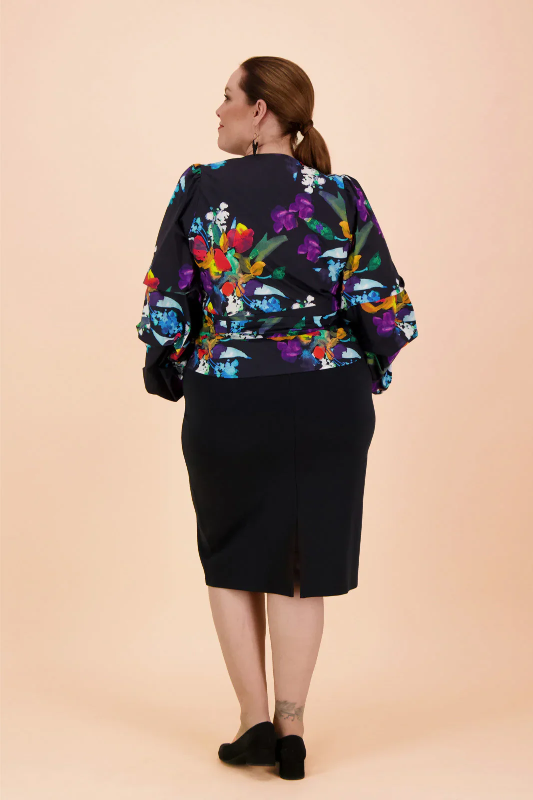 Comfy Pencil Skirt, Black - Image 4