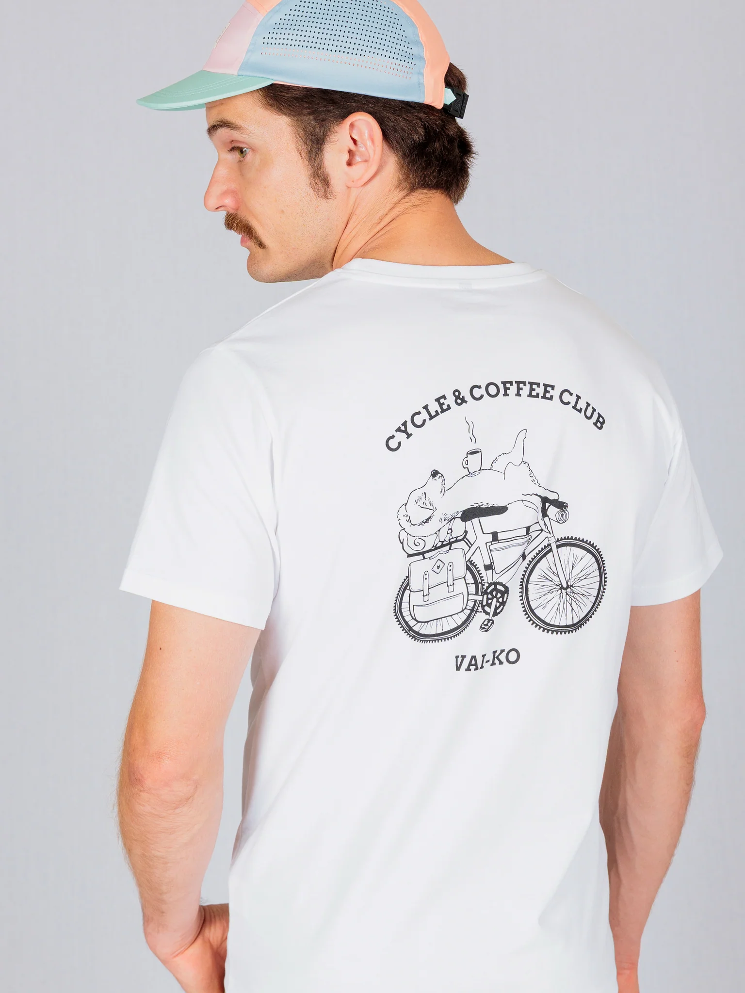 Cycle Coffee T-shirt, White - Image 3
