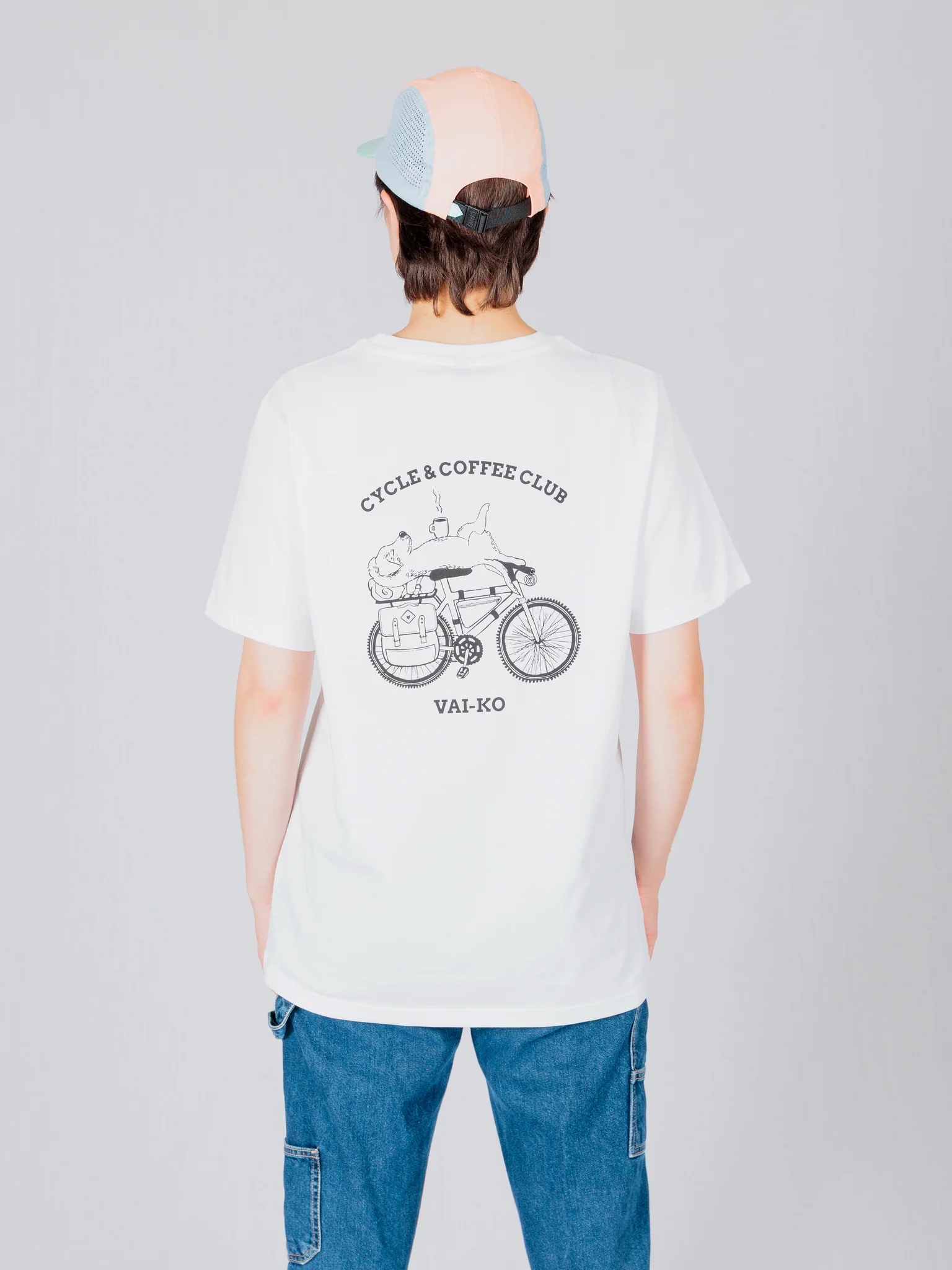 Cycle Coffee T-shirt, White - Image 6
