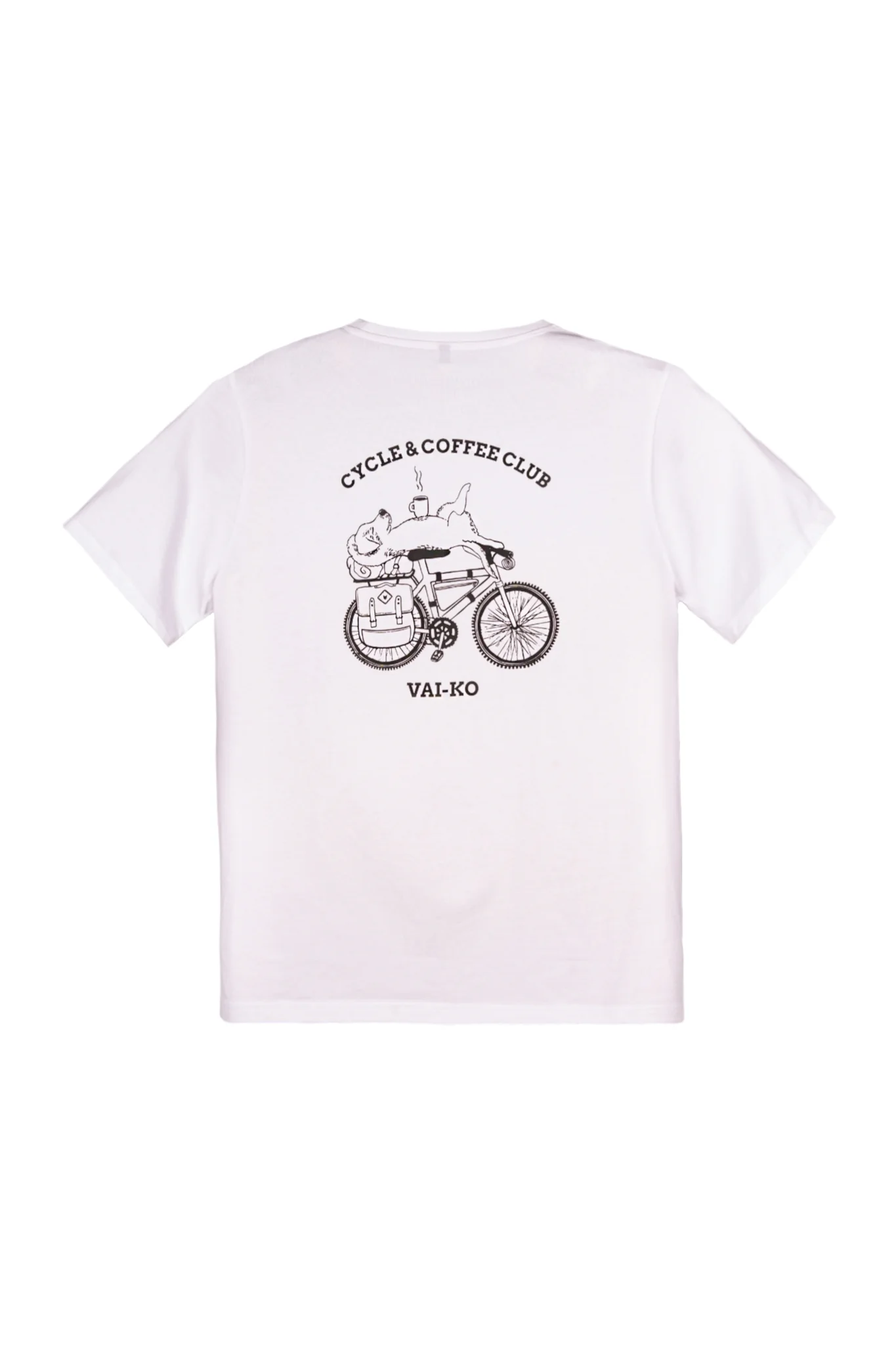 Cycle Coffee T-shirt, White - Image 7