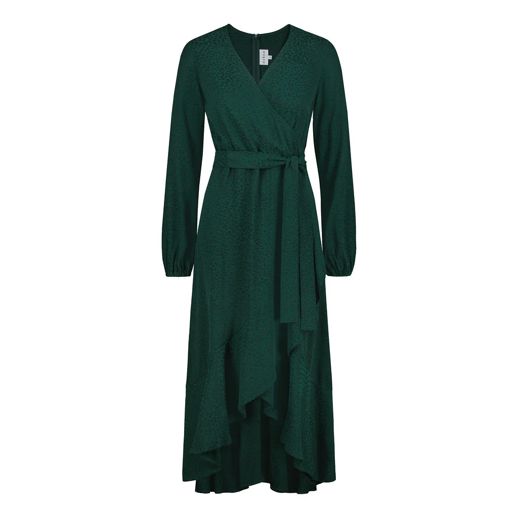 Eloise Dress, Emerald - Image 6