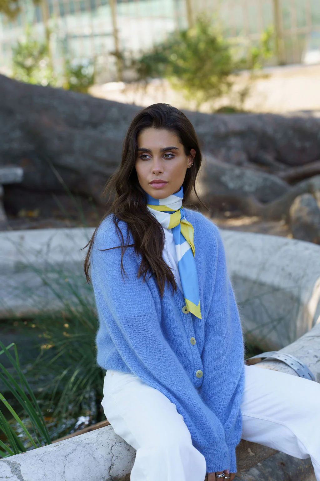 Elsie Cardigan, Celestial Blue - Image 4