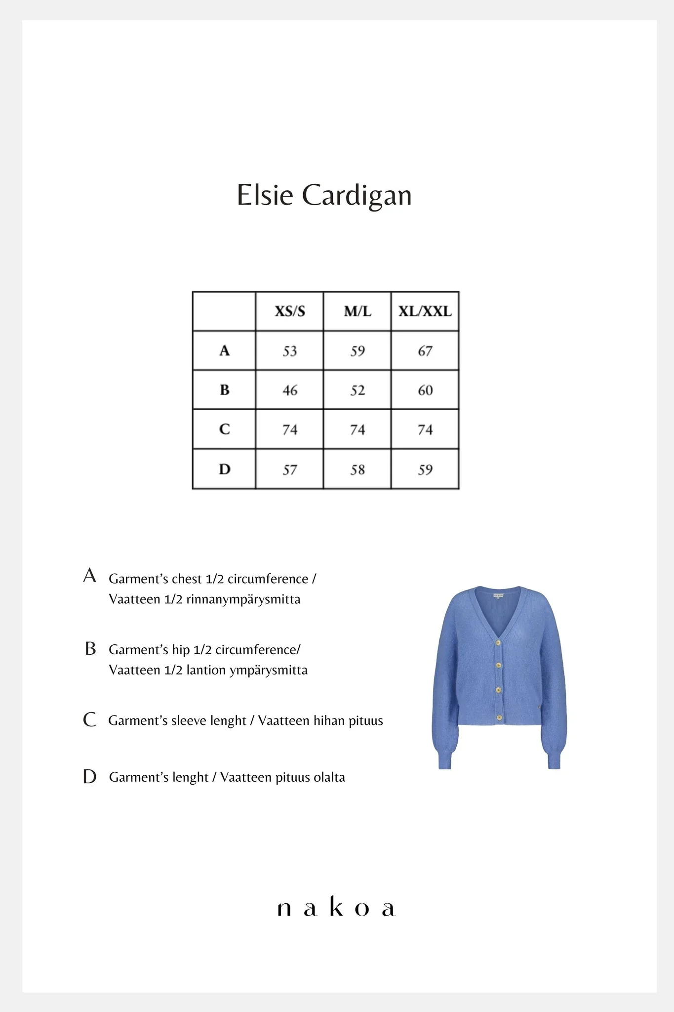 Elsie Cardigan, Celestial Blue - Image 7