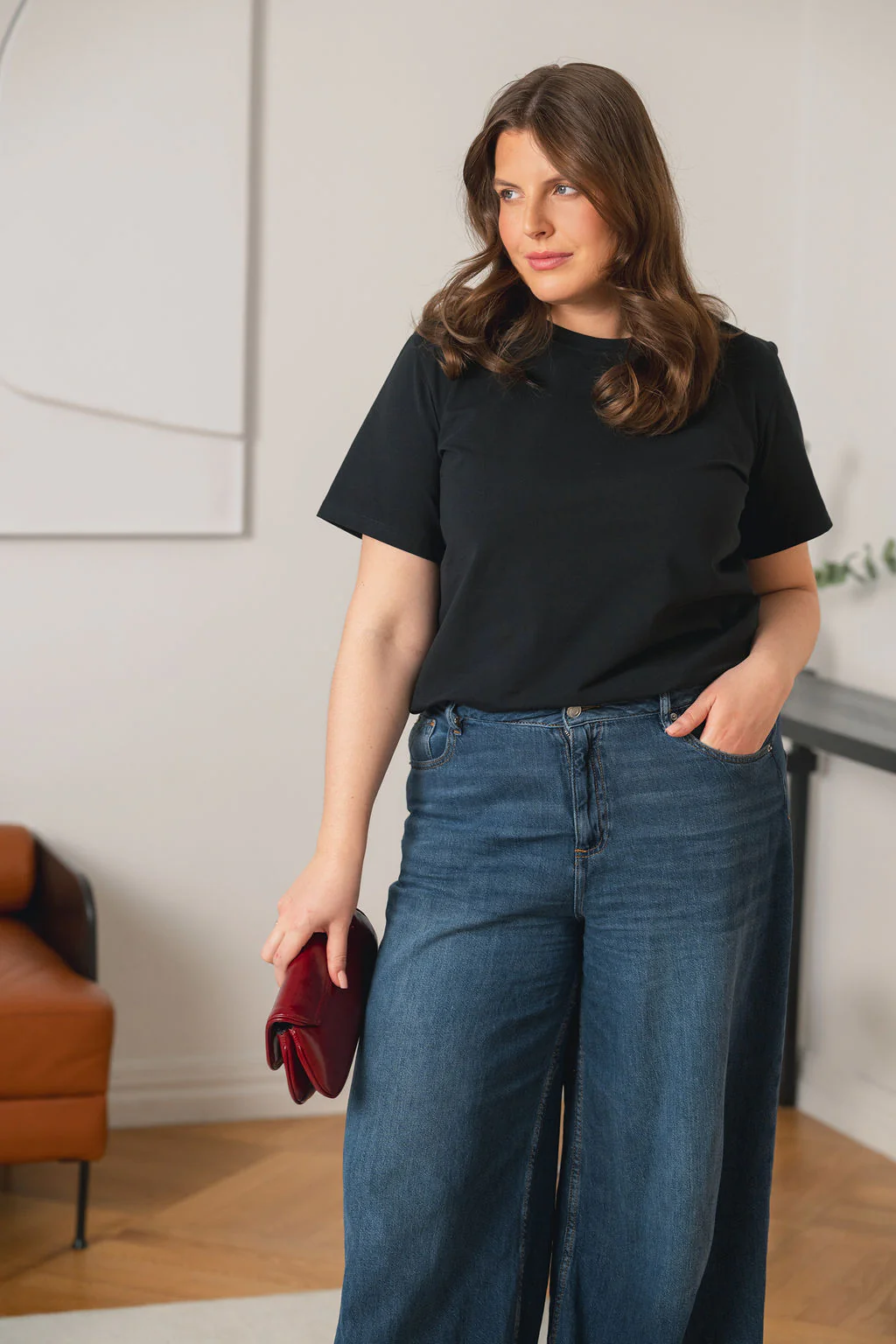 Emilia T-Shirt, Black