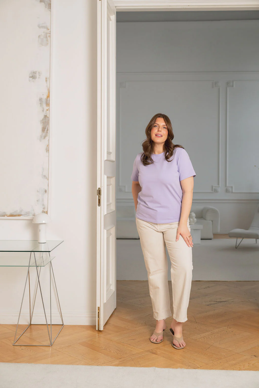 Emilia T-Shirt, Lavender - Image 2