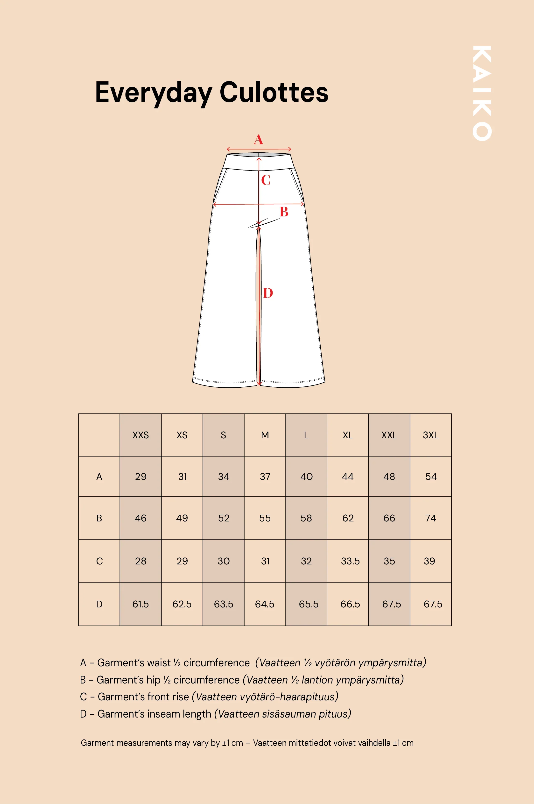 Everyday Culottes, Chocolate - Image 3