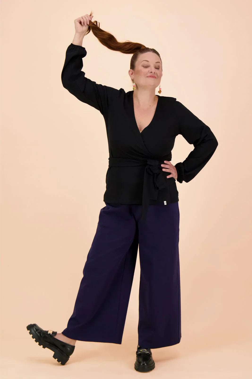 Everyday Culottes, Dark Blue - Image 6