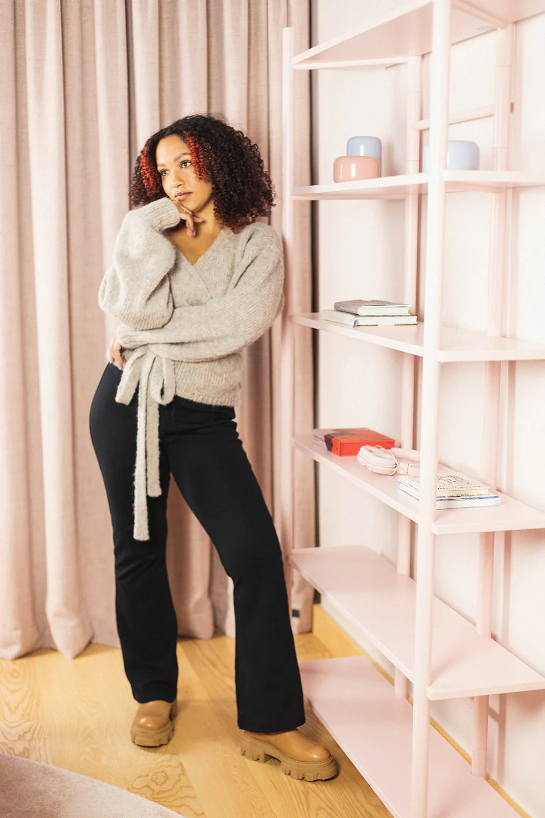 Flare Pants, Black - Image 4