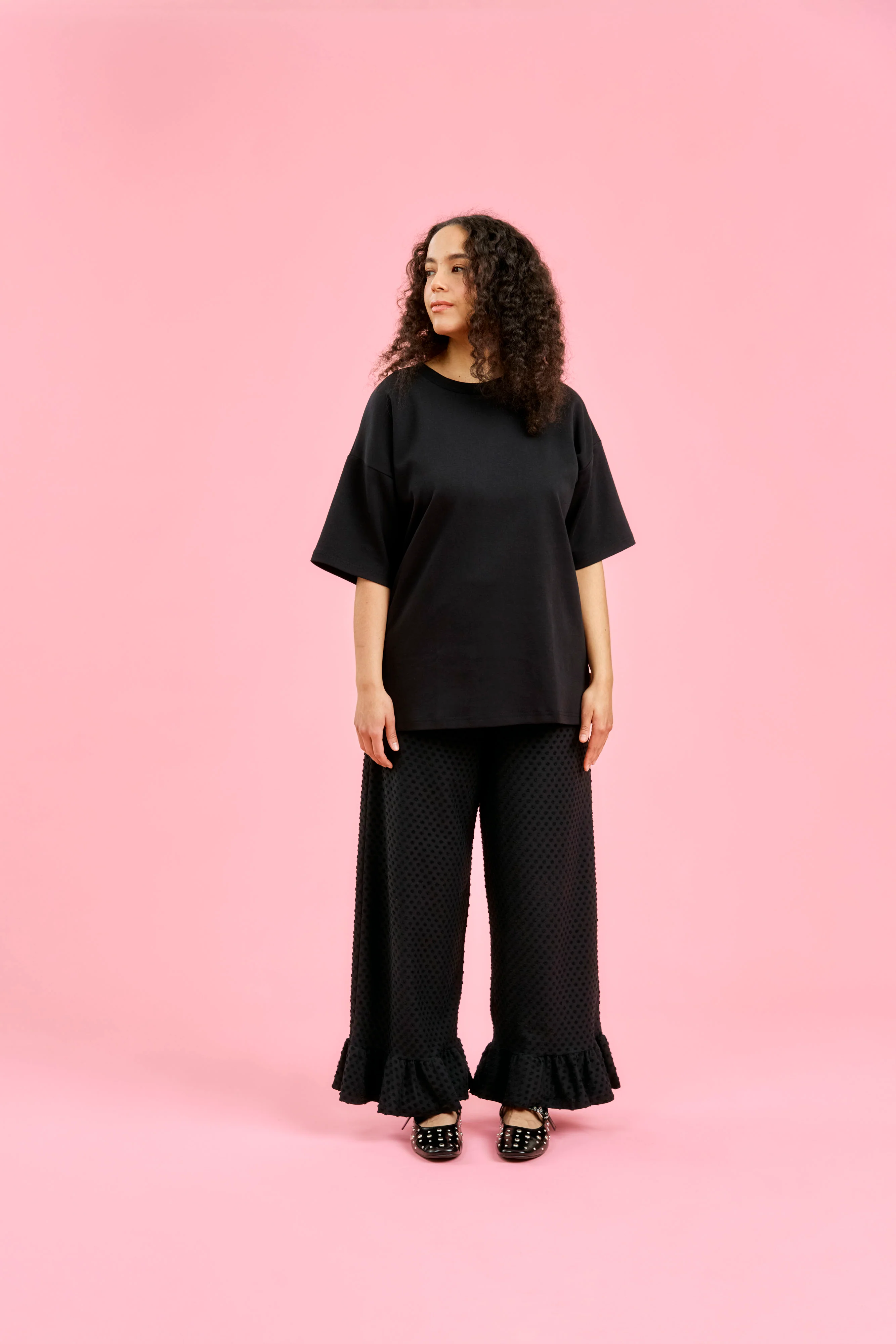 Flore Pants, Black Dots - Image 4