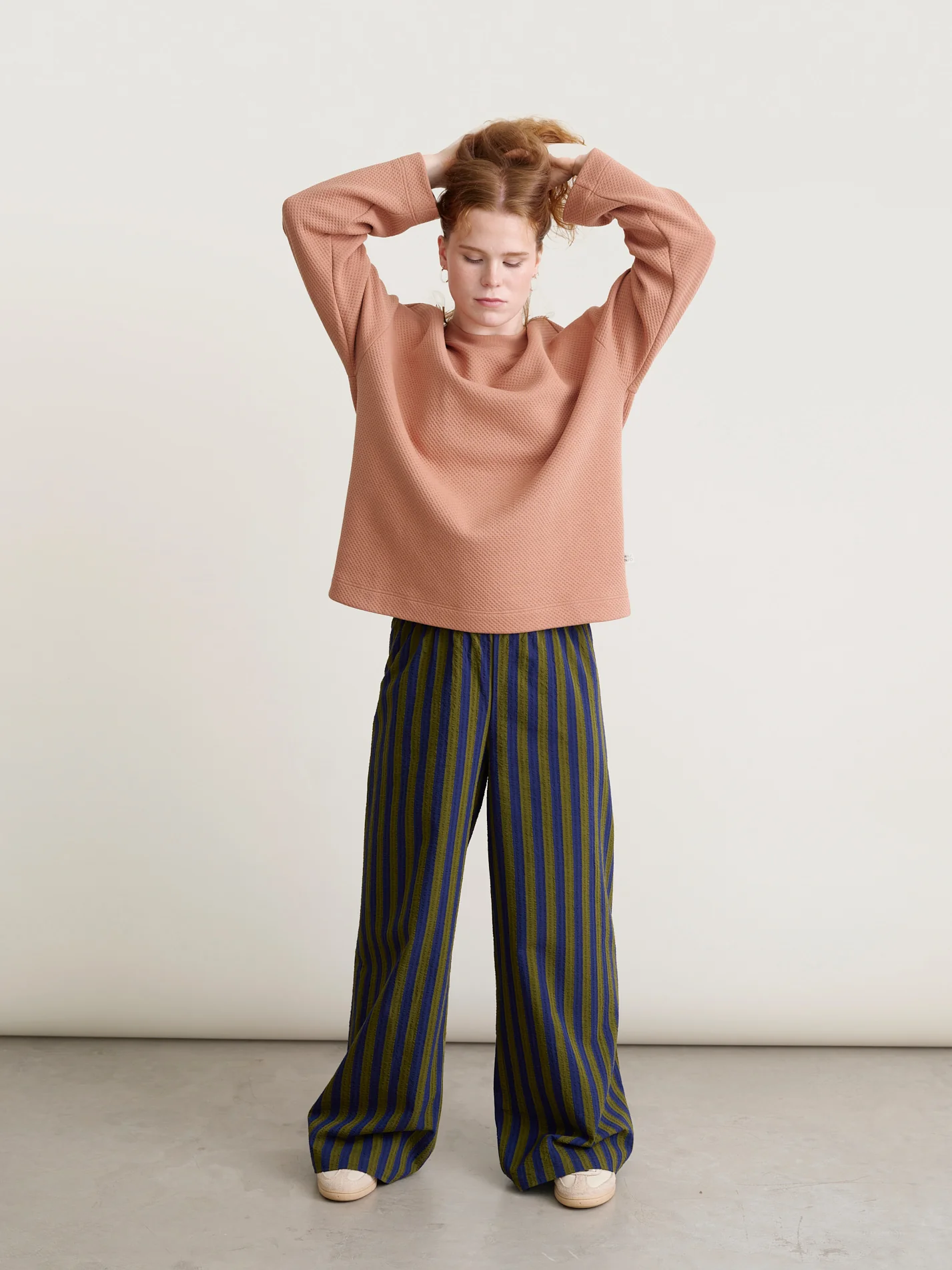 Honeycomb Sweatshirt, Mocha - Image 3