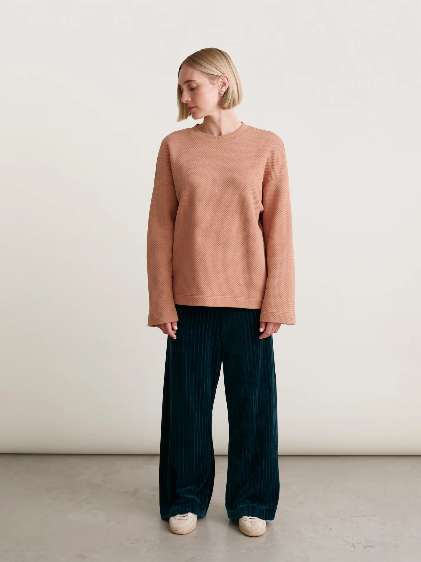 Honeycomb Sweatshirt, Mocha - Image 4