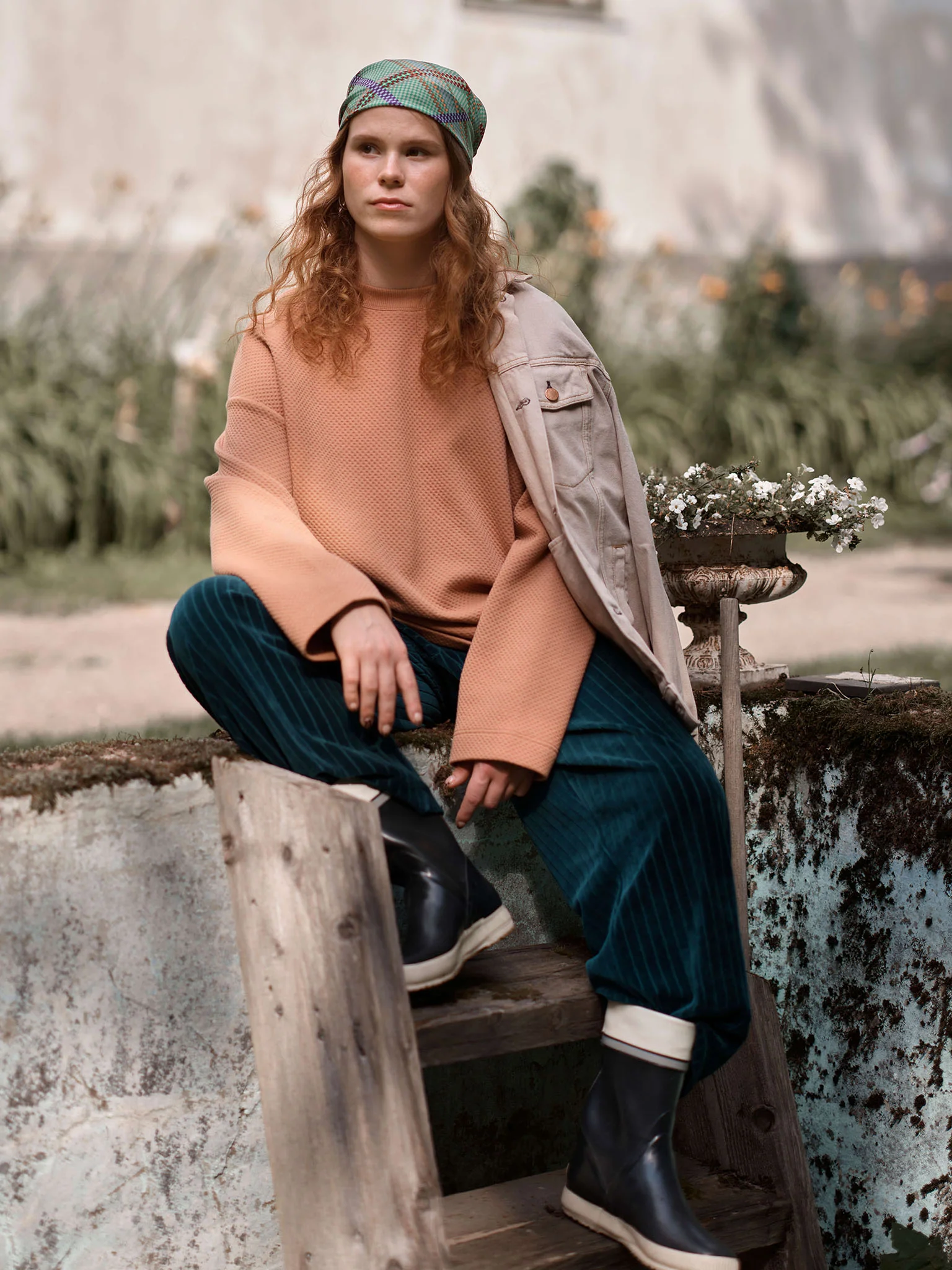 Honeycomb Sweatshirt, Mocha - Image 6