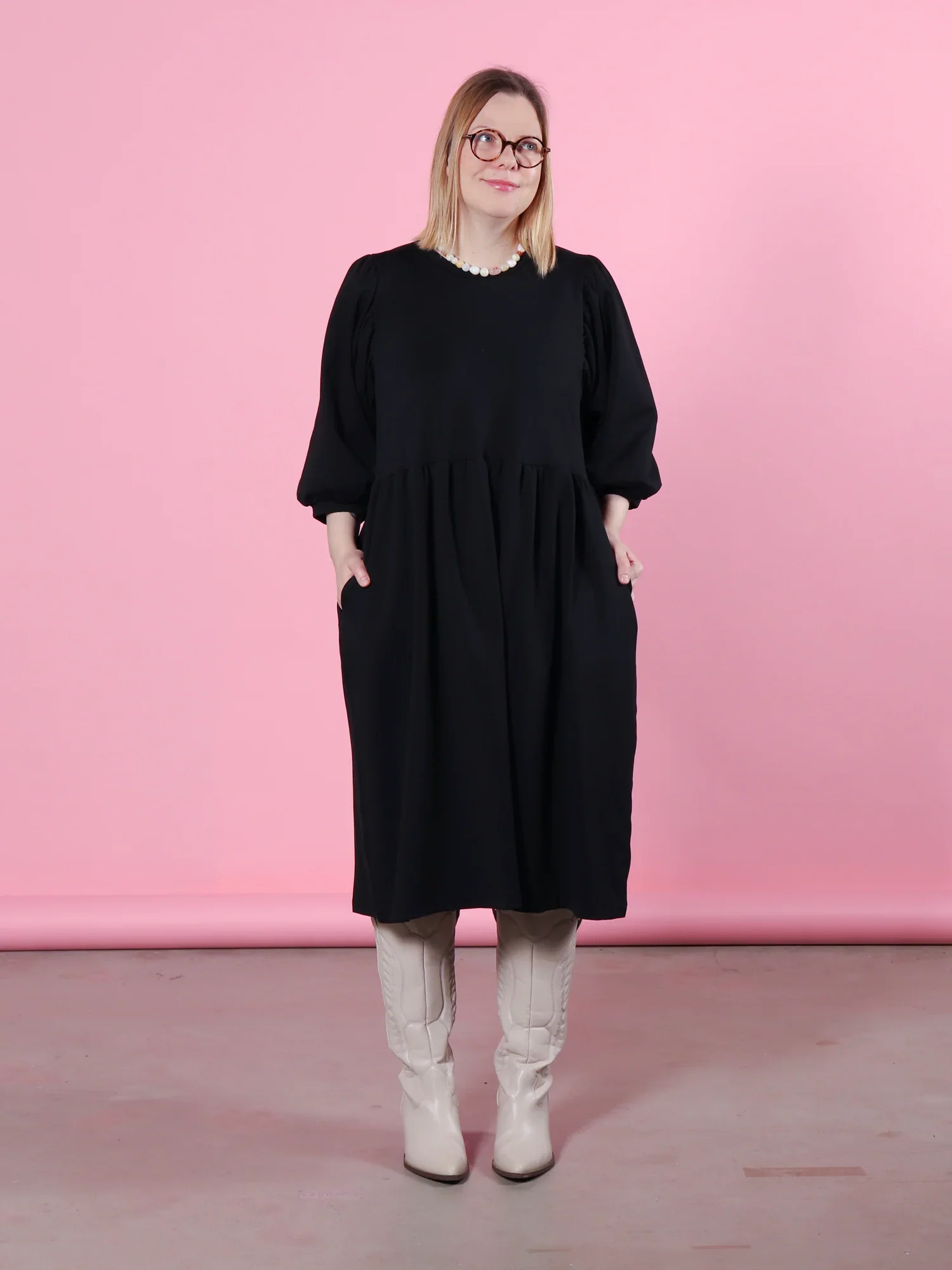 Ivy Dress, Black - Image 5