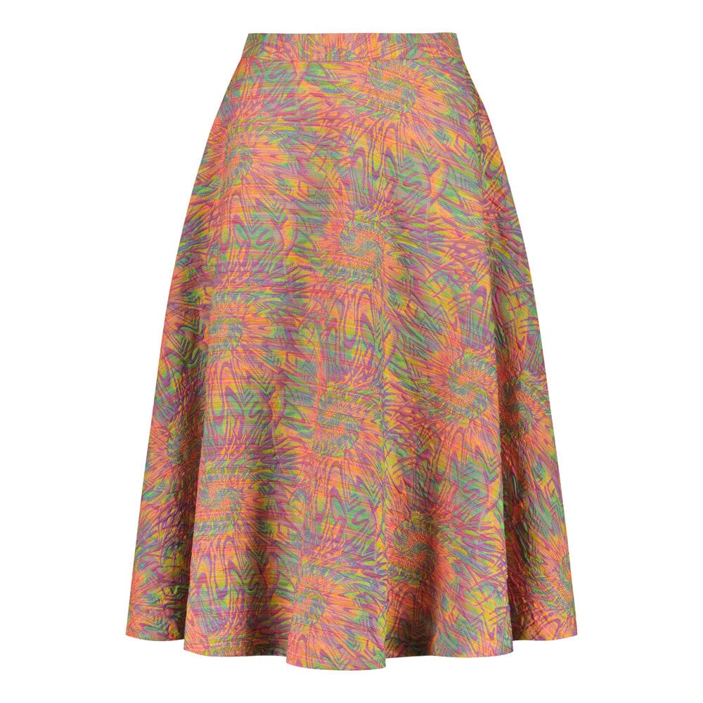 Jacquard Circle Skirt, Multicolour - Image 6