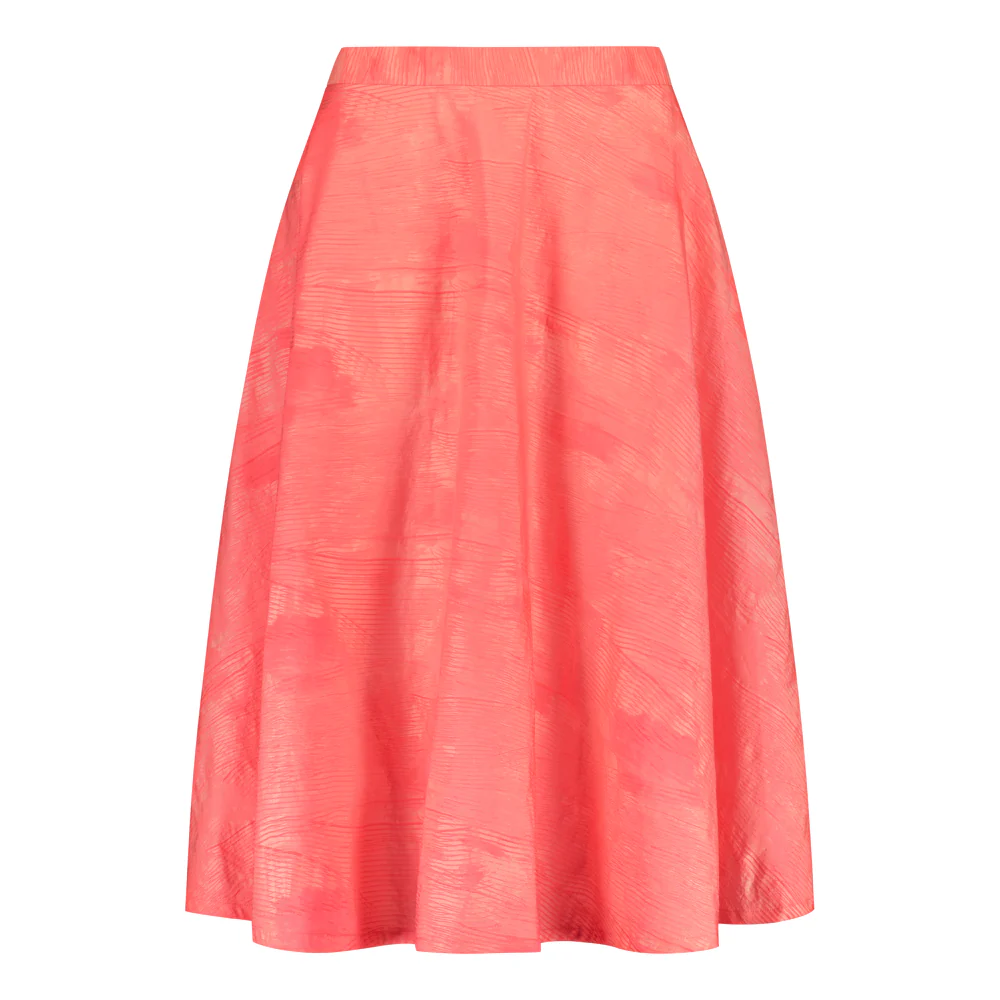 Jacquard Circle Skirt, Neon Pink - Image 10