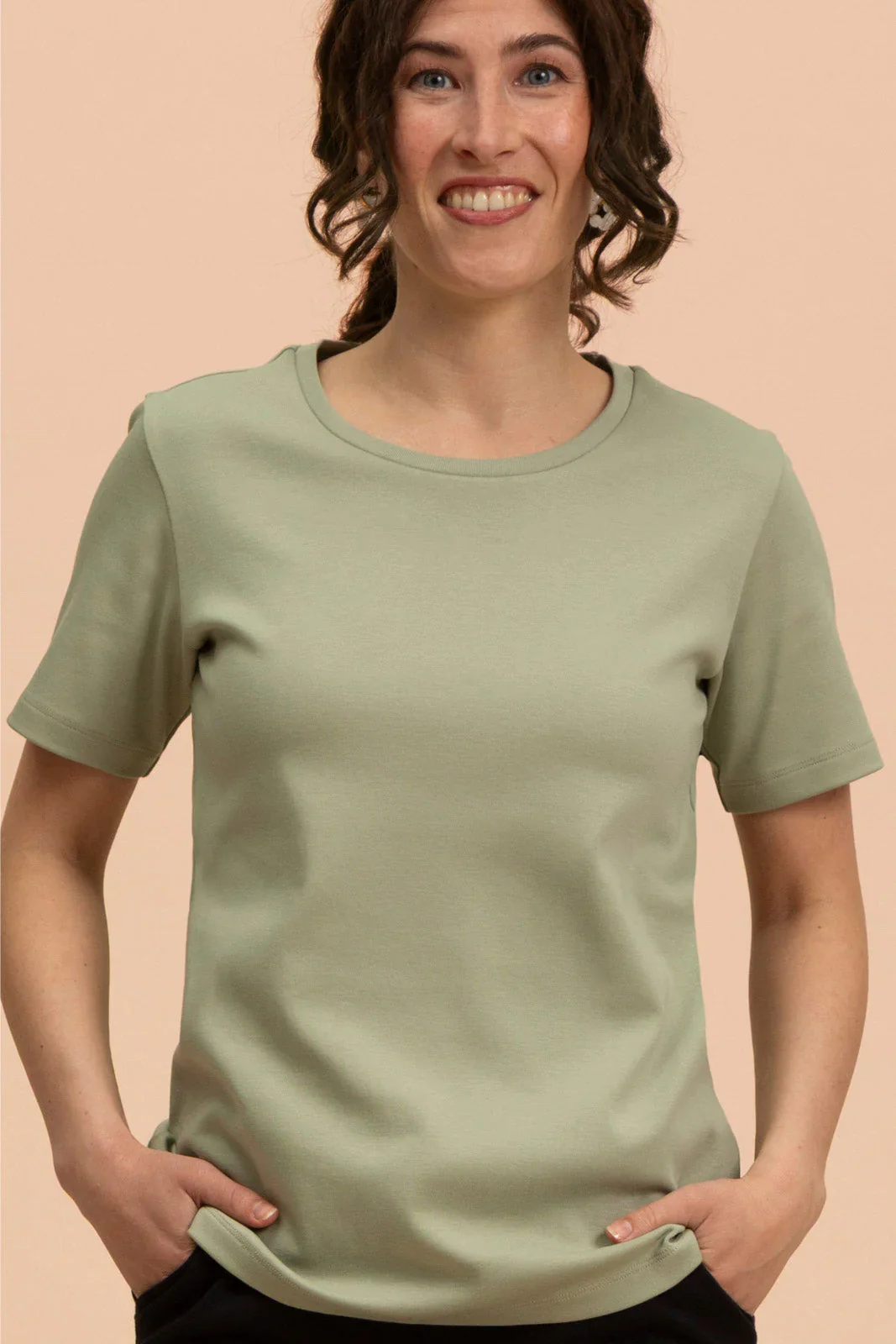 The T-shirt, Light Khaki - Image 2