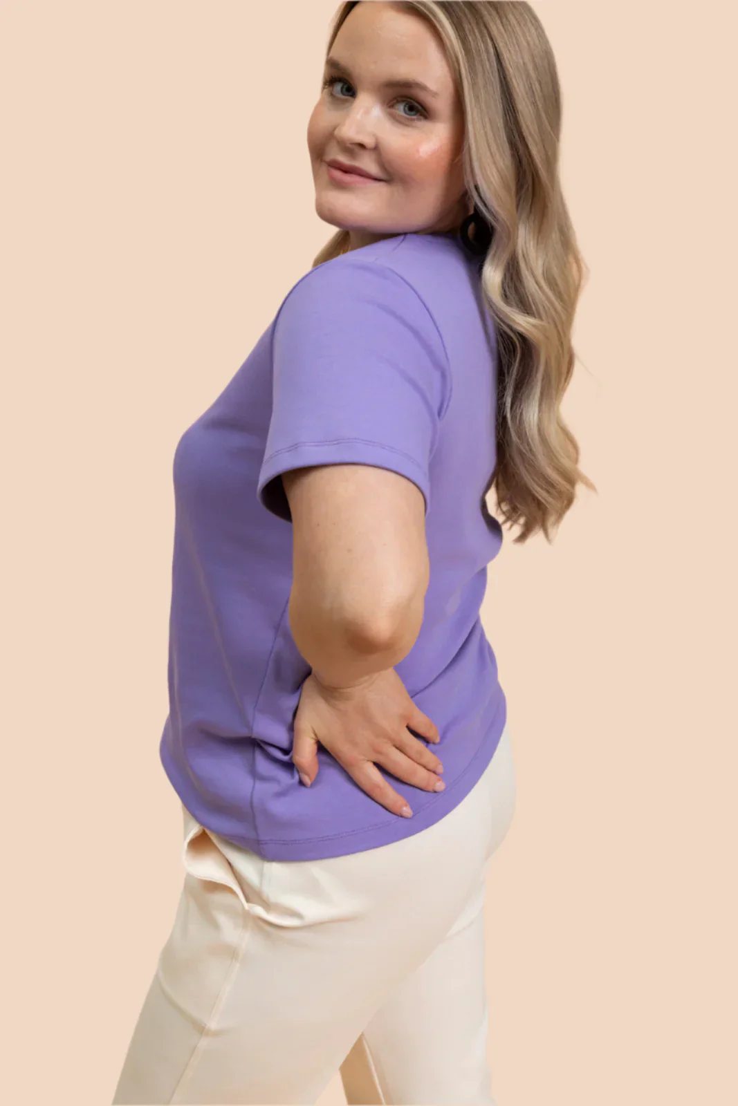 The T-shirt, Vivid Lavender - Image 2