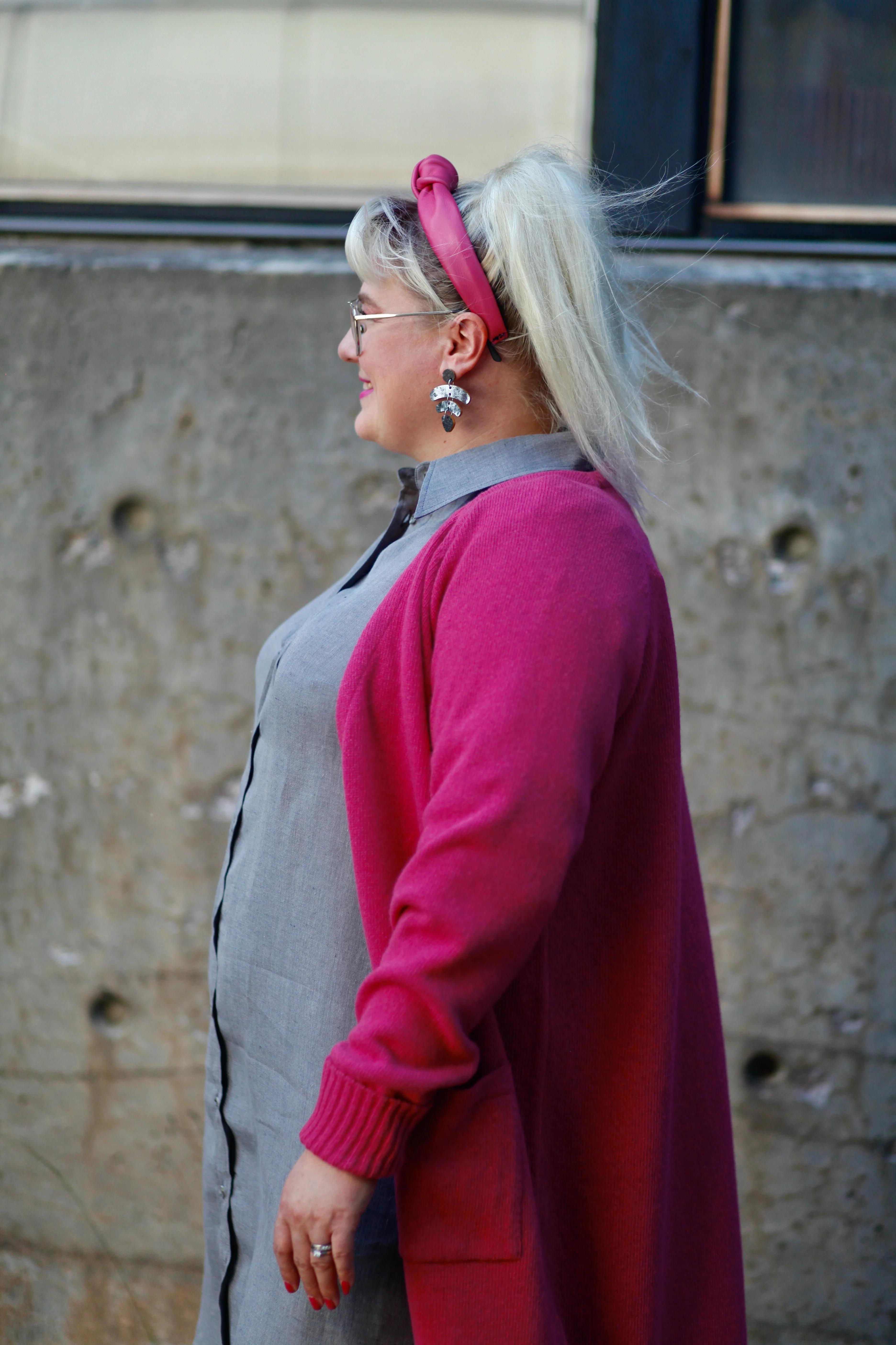 Kajastus Neuletakki Pink - Image 4