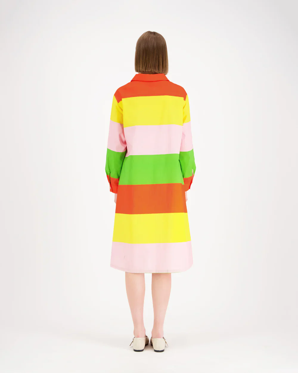 Kalevala Mekko, 4-Raita Vaaleanpunainen - Image 5