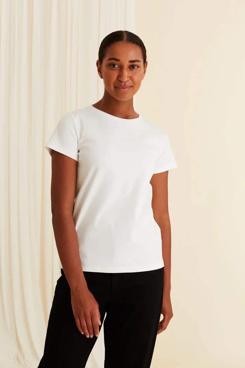 Katrina T-Paita, Luonnonvalkoinen - Image 3