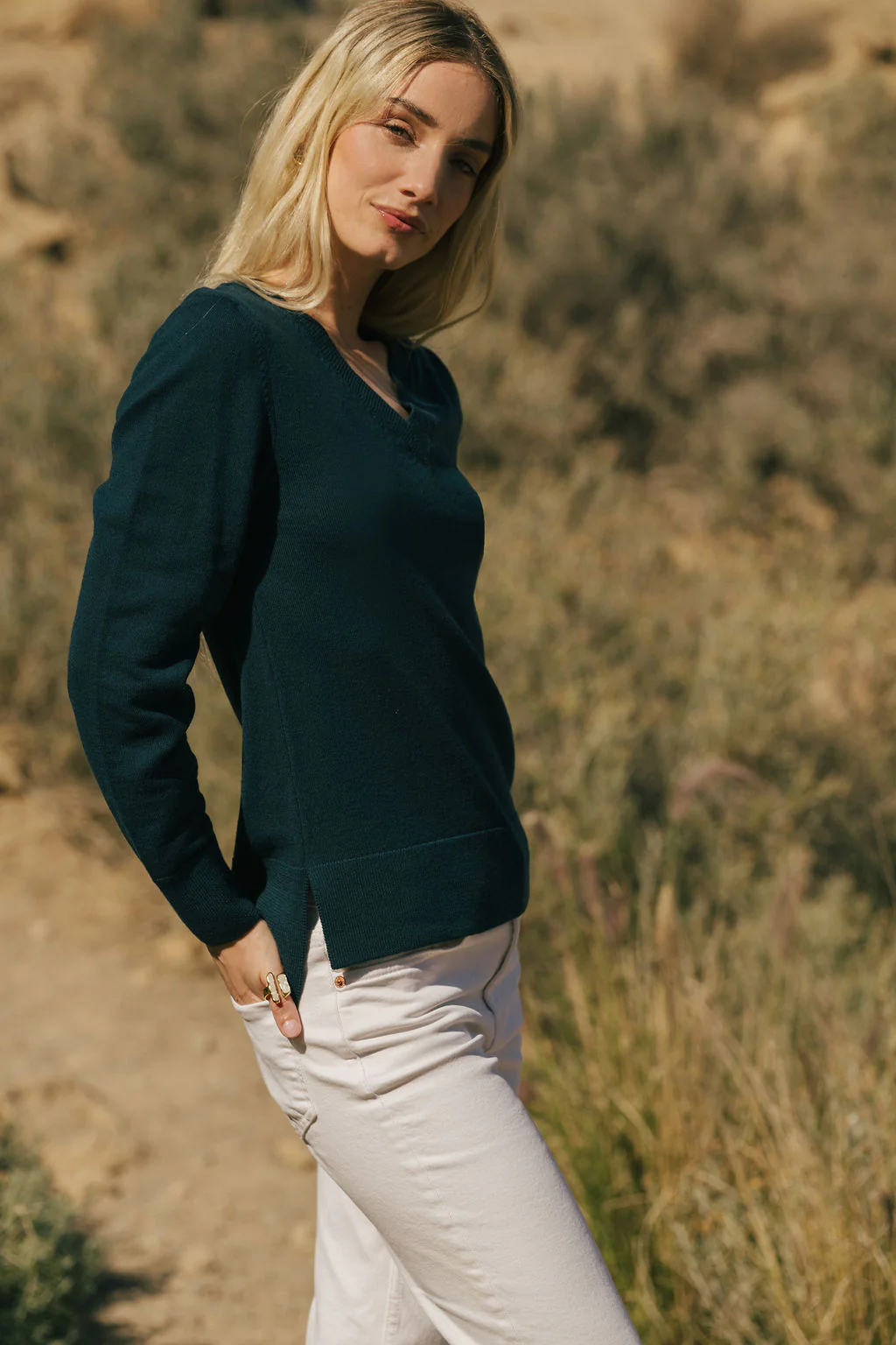 Kelly Jumper, Teal - Image 4