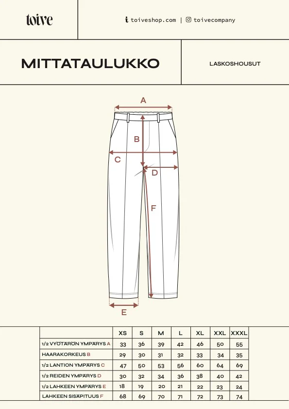 Laskoshousut, Musta - Image 9