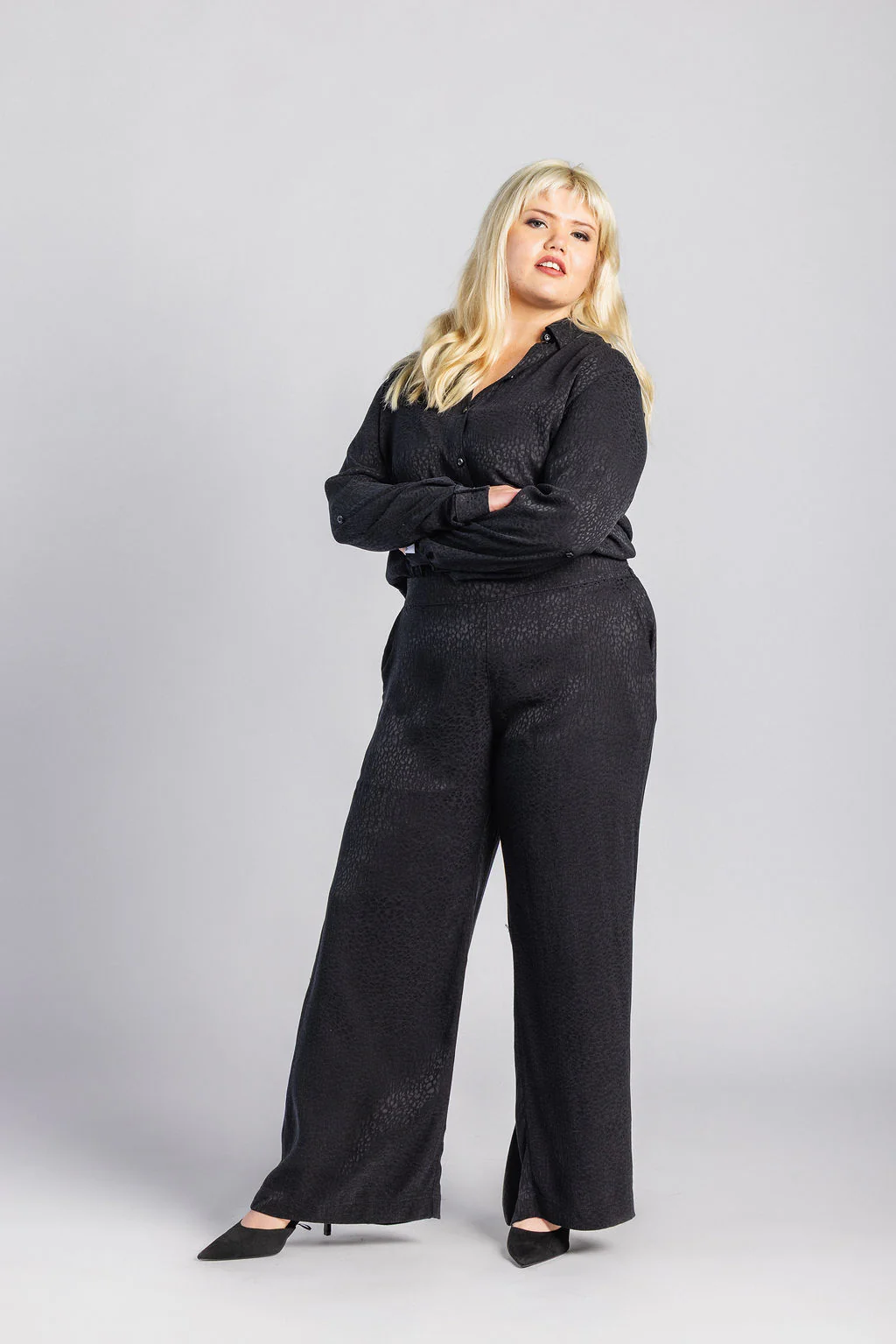 Chloe Shirt, Black Leo - Image 6