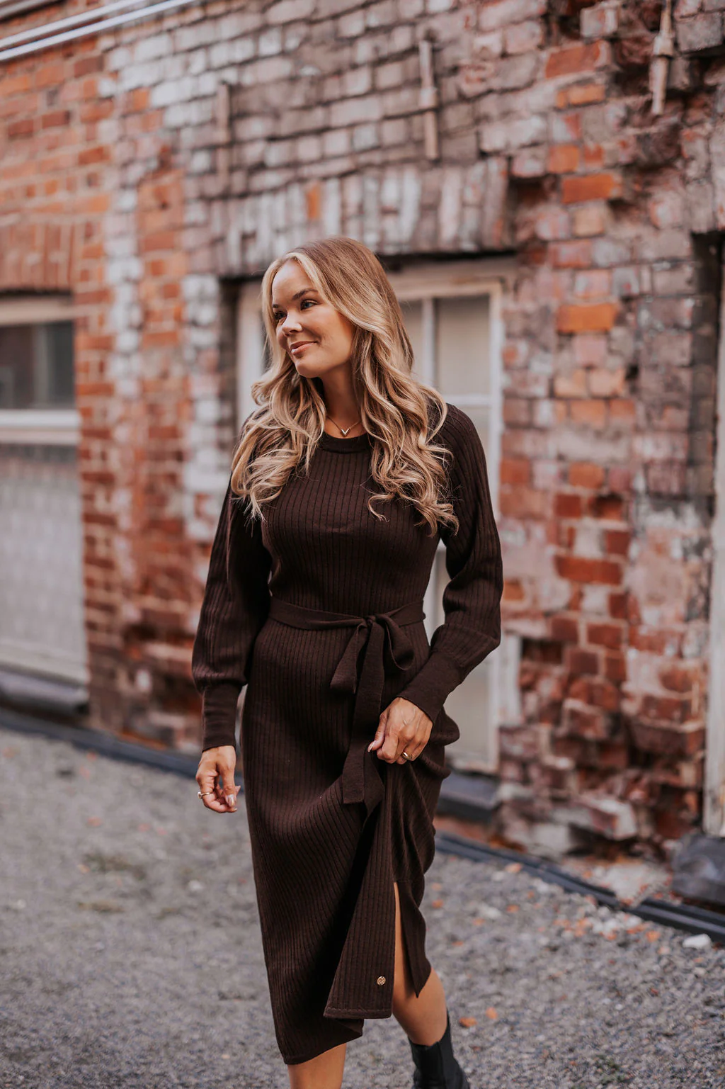 Leona Dress, Espresso