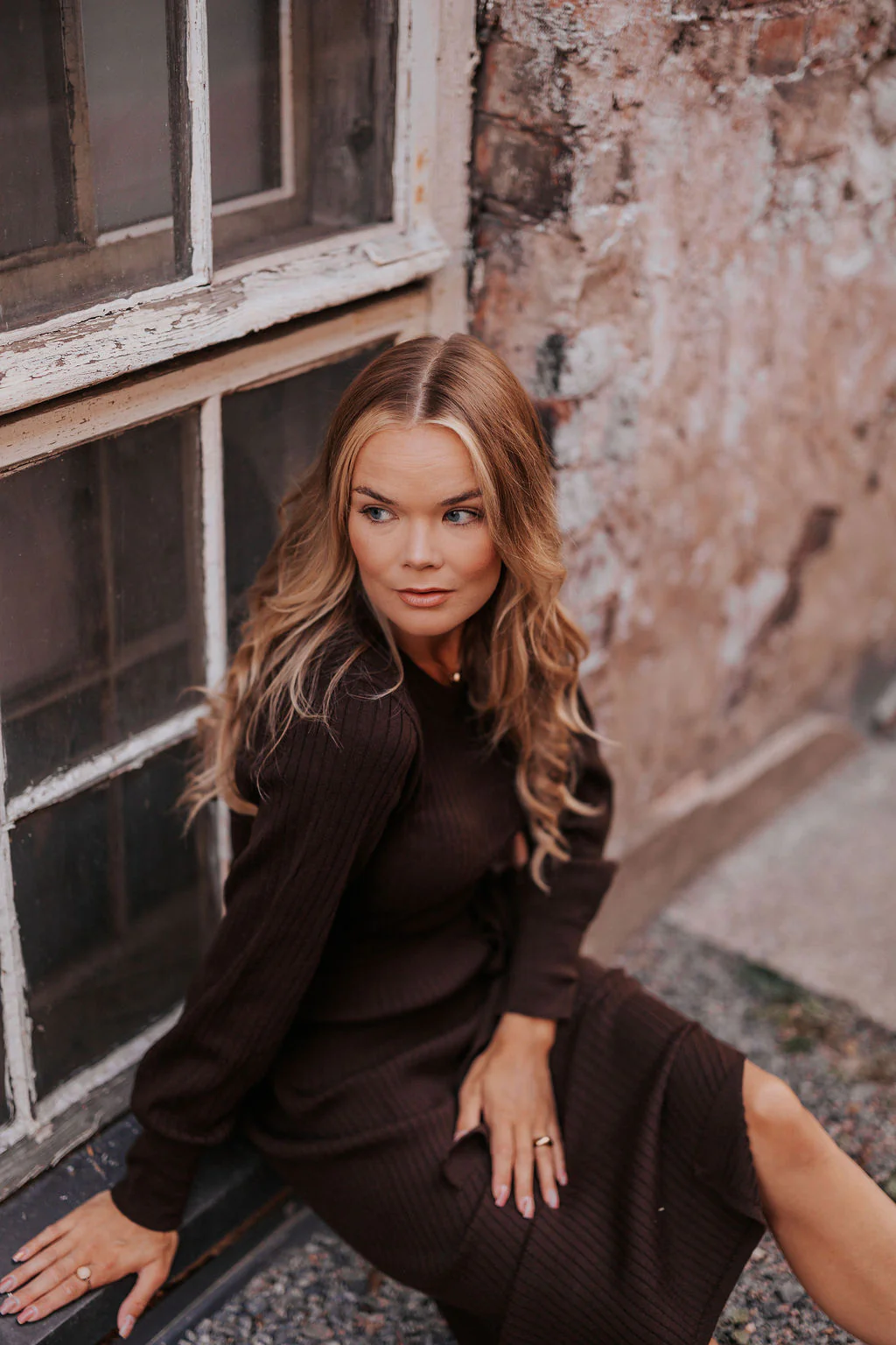 Leona Dress, Espresso - Image 4